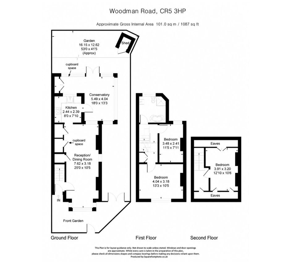 28, Woodman Road, Coulsdon floorplan