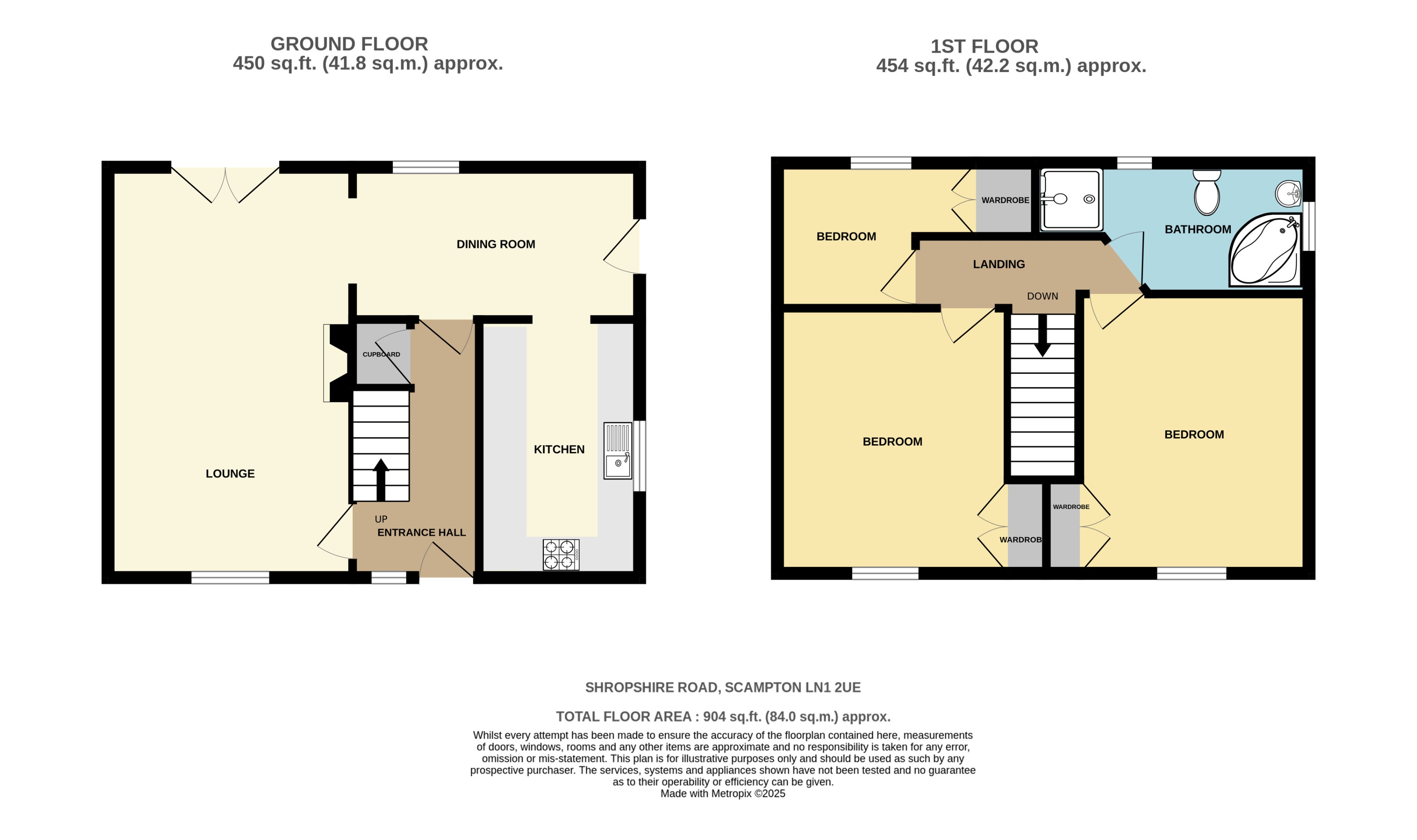 11, Shropshire Road, Scampton floorplan