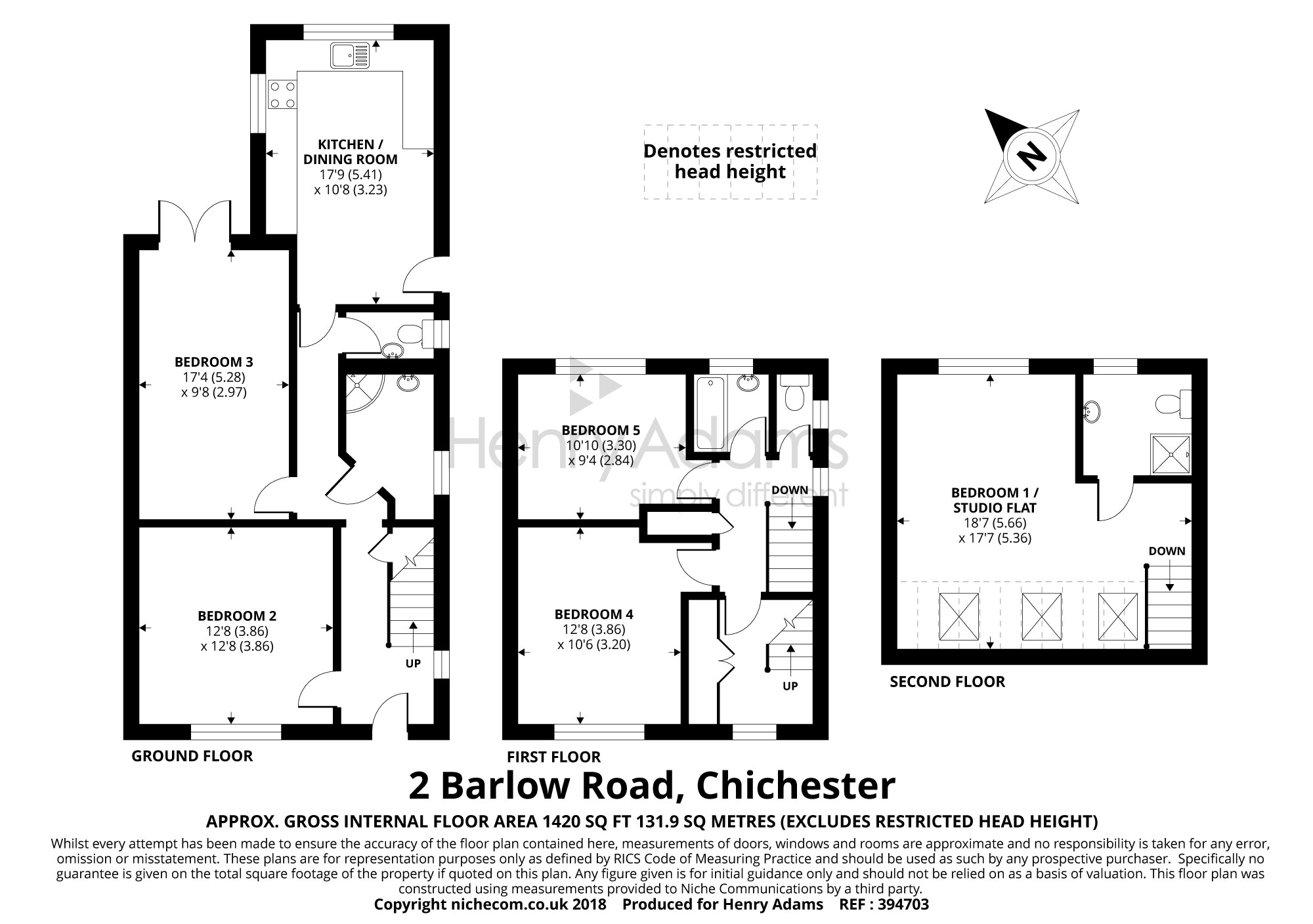 5 Bedrooms Semi-detached house for sale in Barlow Road, Chichester PO19