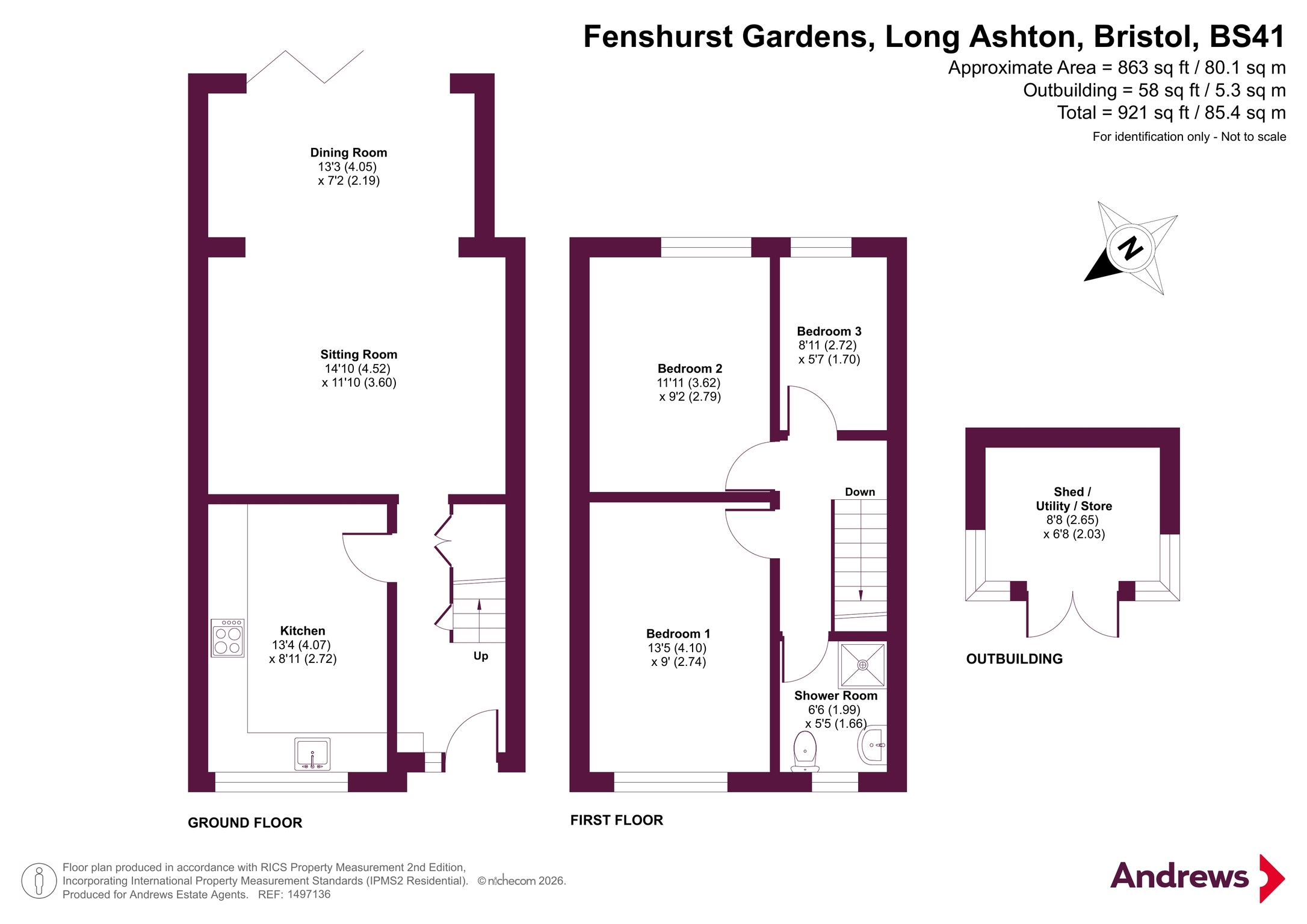70, Fenshurst Gardens, Bristol floorplan