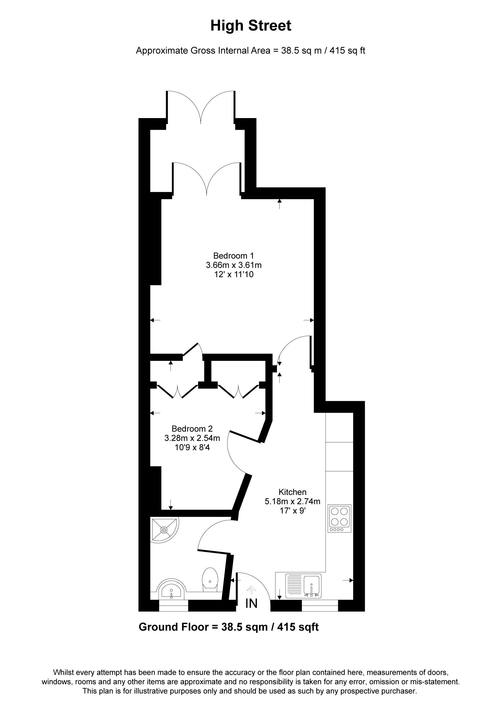 High Street, Aldershot floorplan