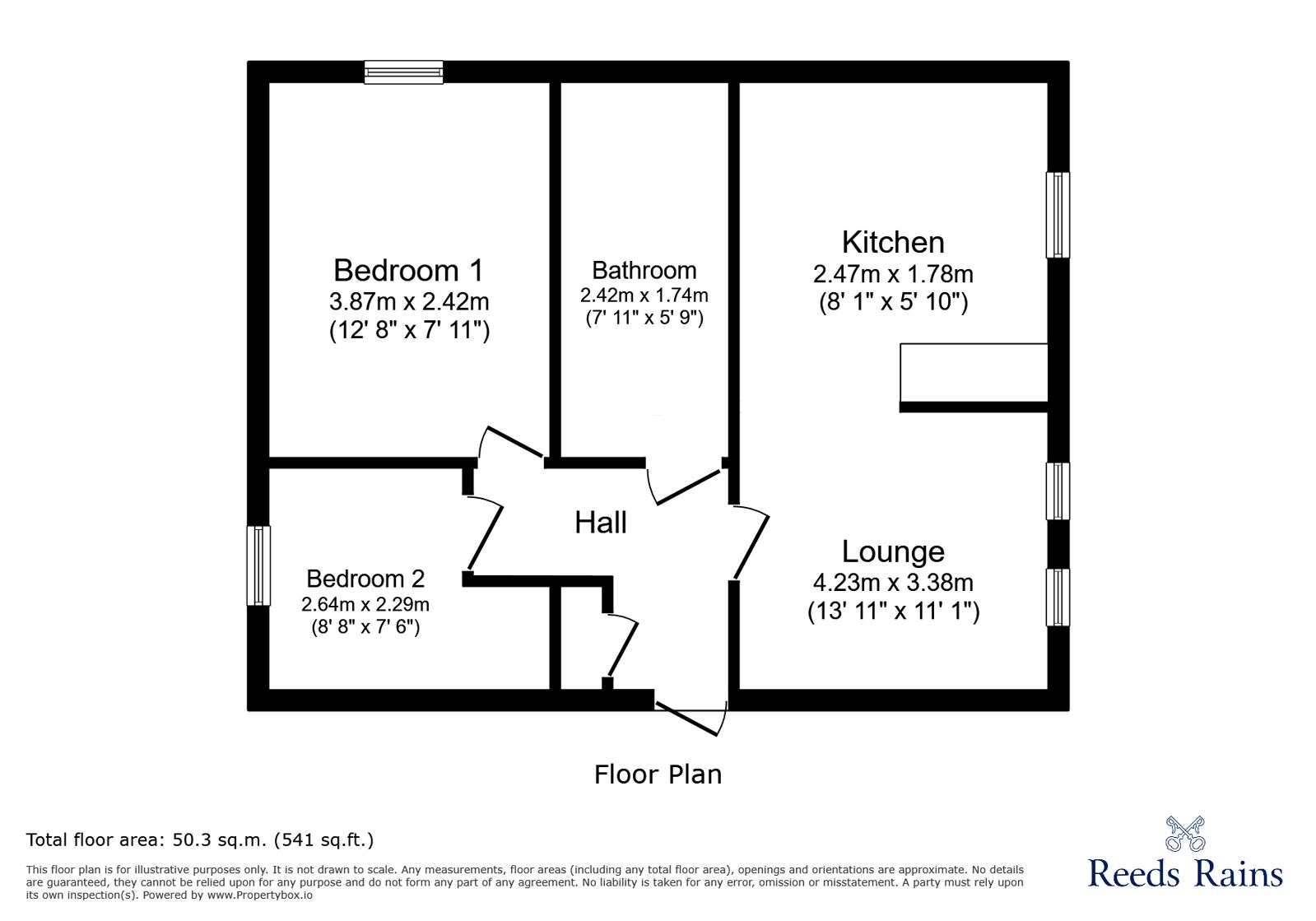 93, Gell Street, Sheffield floorplan