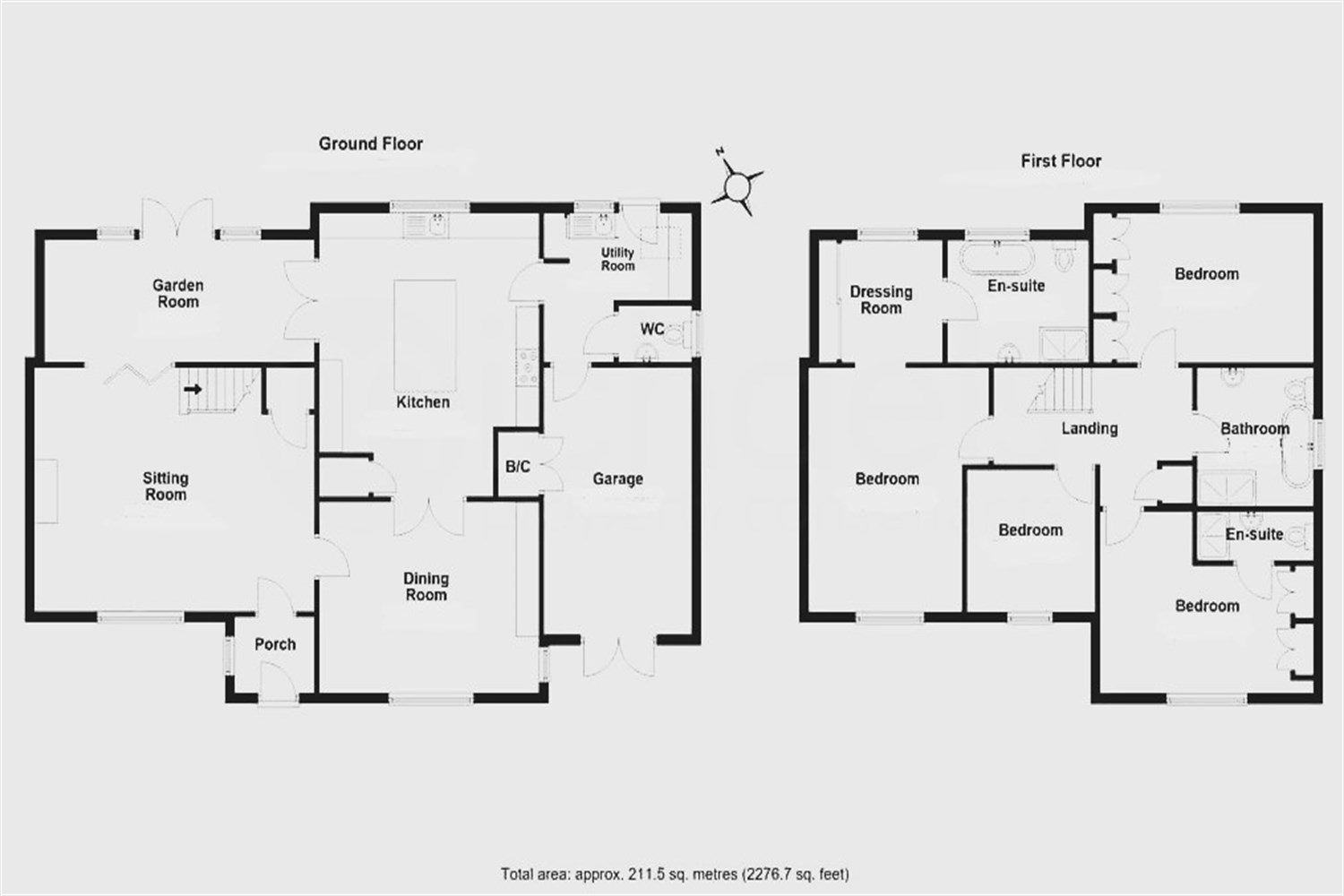 Sasham House, Blackmore End, Braintree floorplan