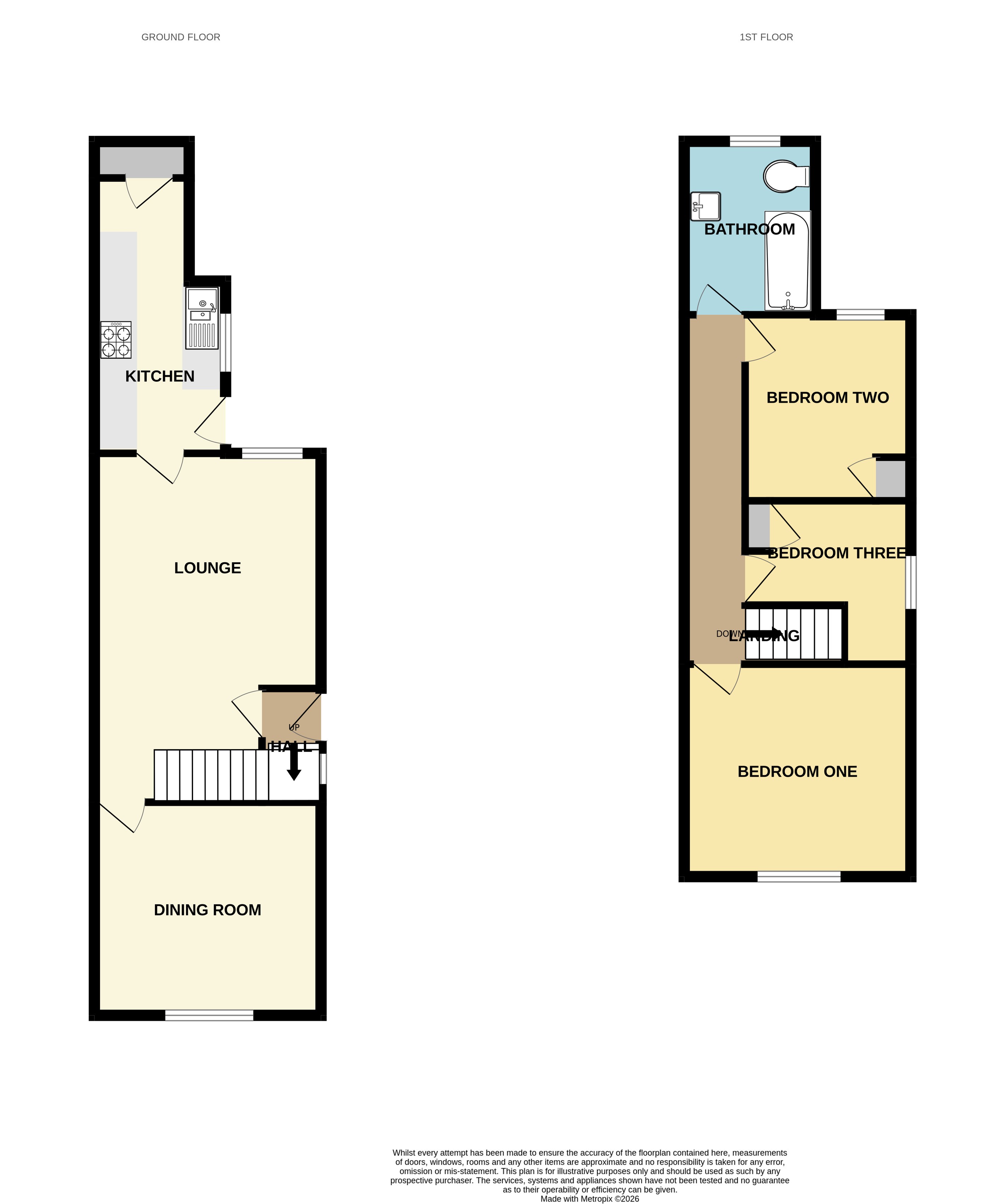 46, Kingsway, Derbyshire floorplan