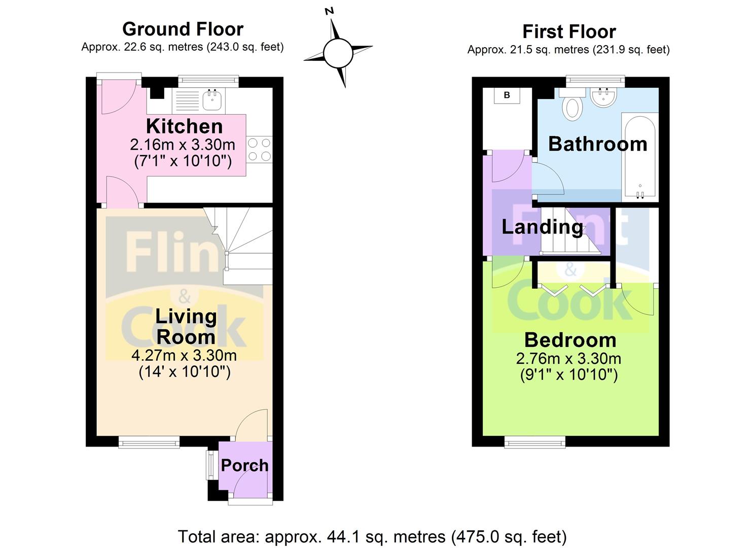 3, Bridle Road, Hereford floorplan