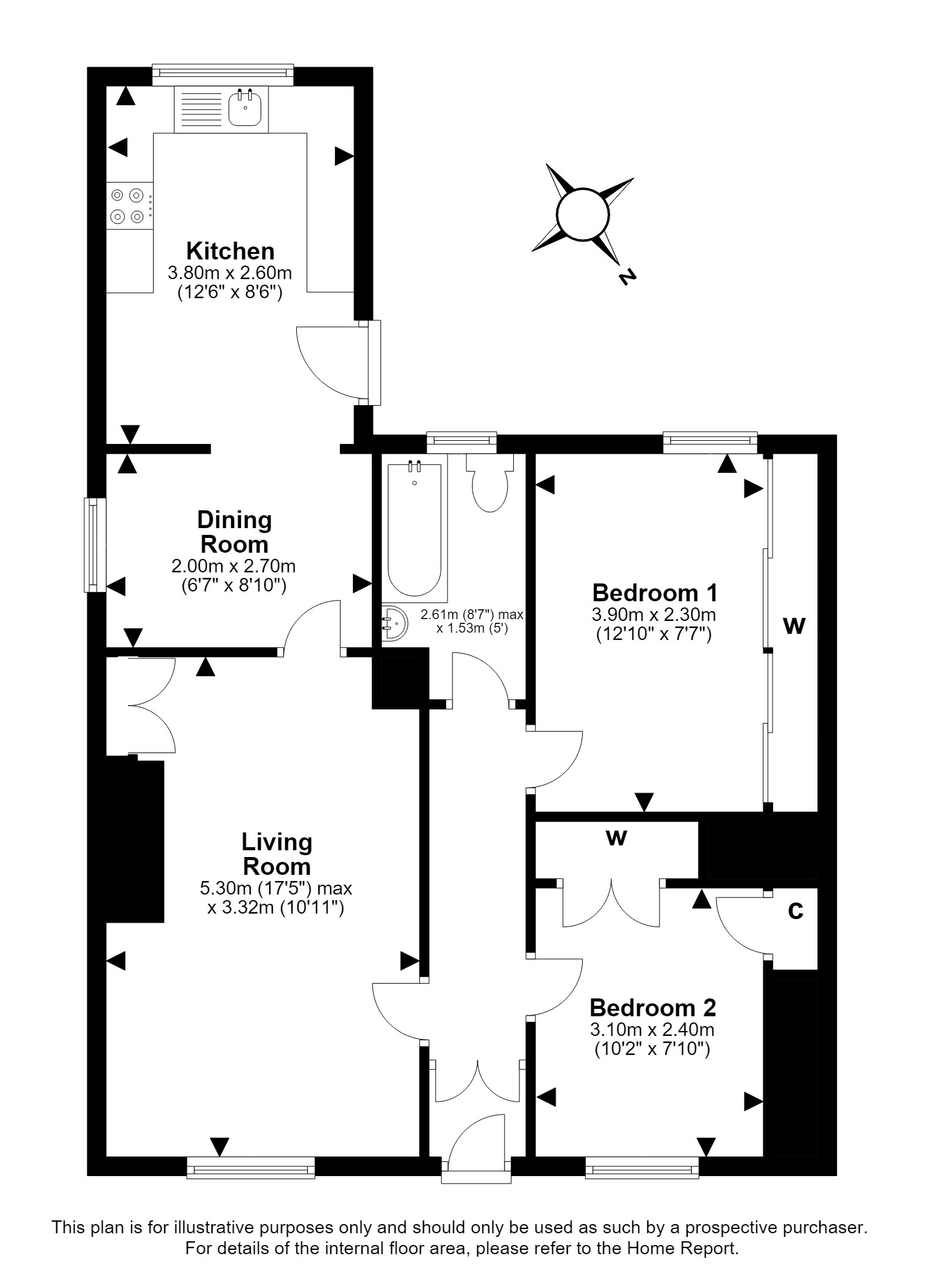 13, Woodhall Drive, Juniper Green, Edinburgh floorplan