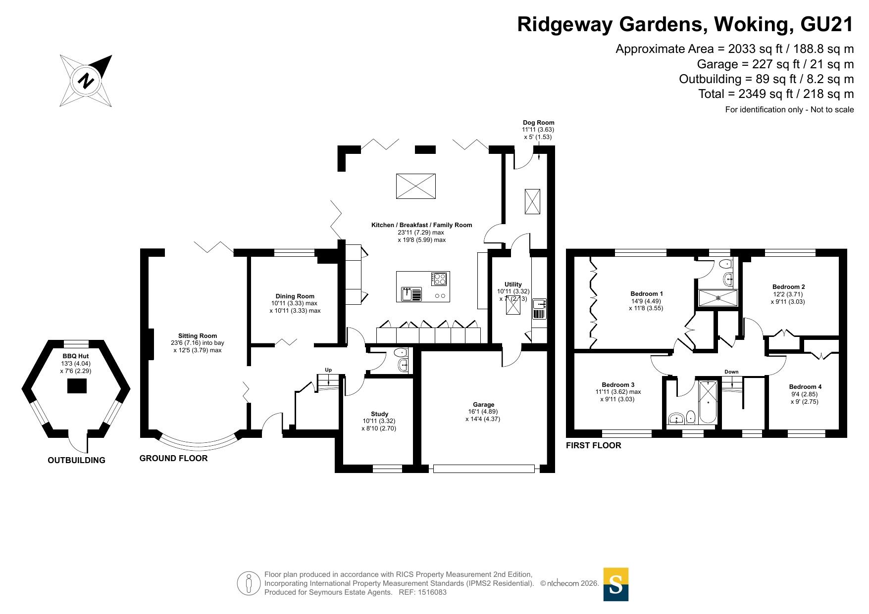 Beech House, 7, Ridgeway Gardens, Surrey floorplan