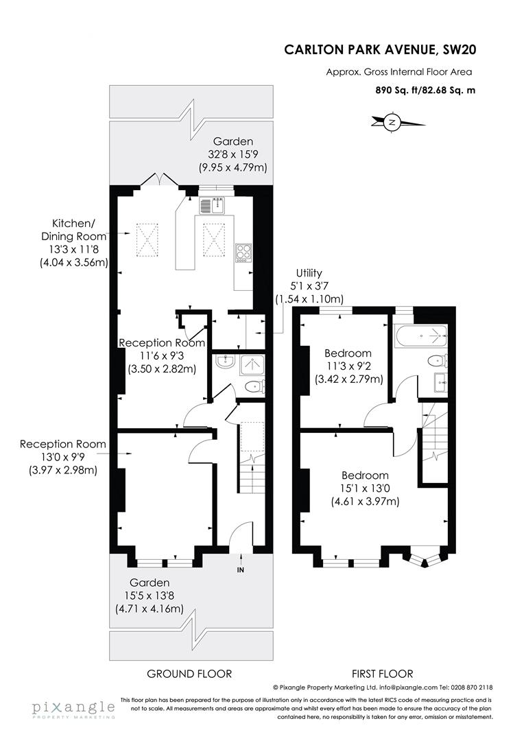 Carlton Park Avenue, Raynes Park floorplan