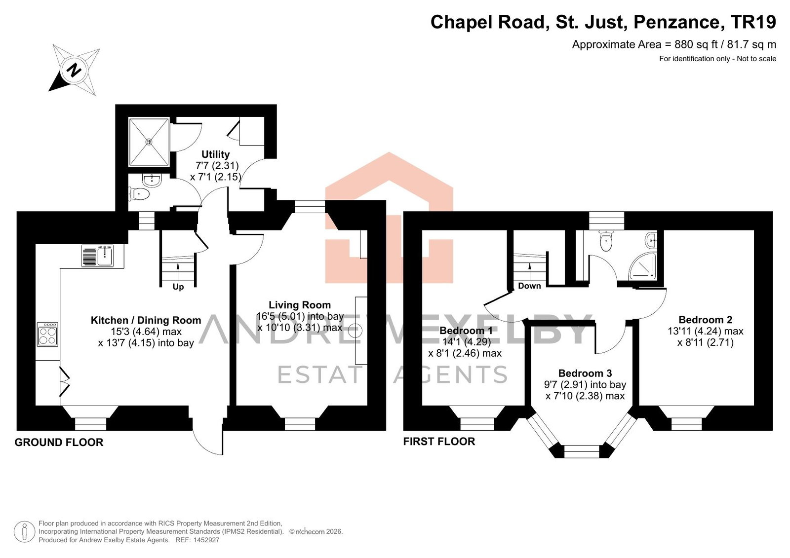 5, Chapel Road, St Just floorplan