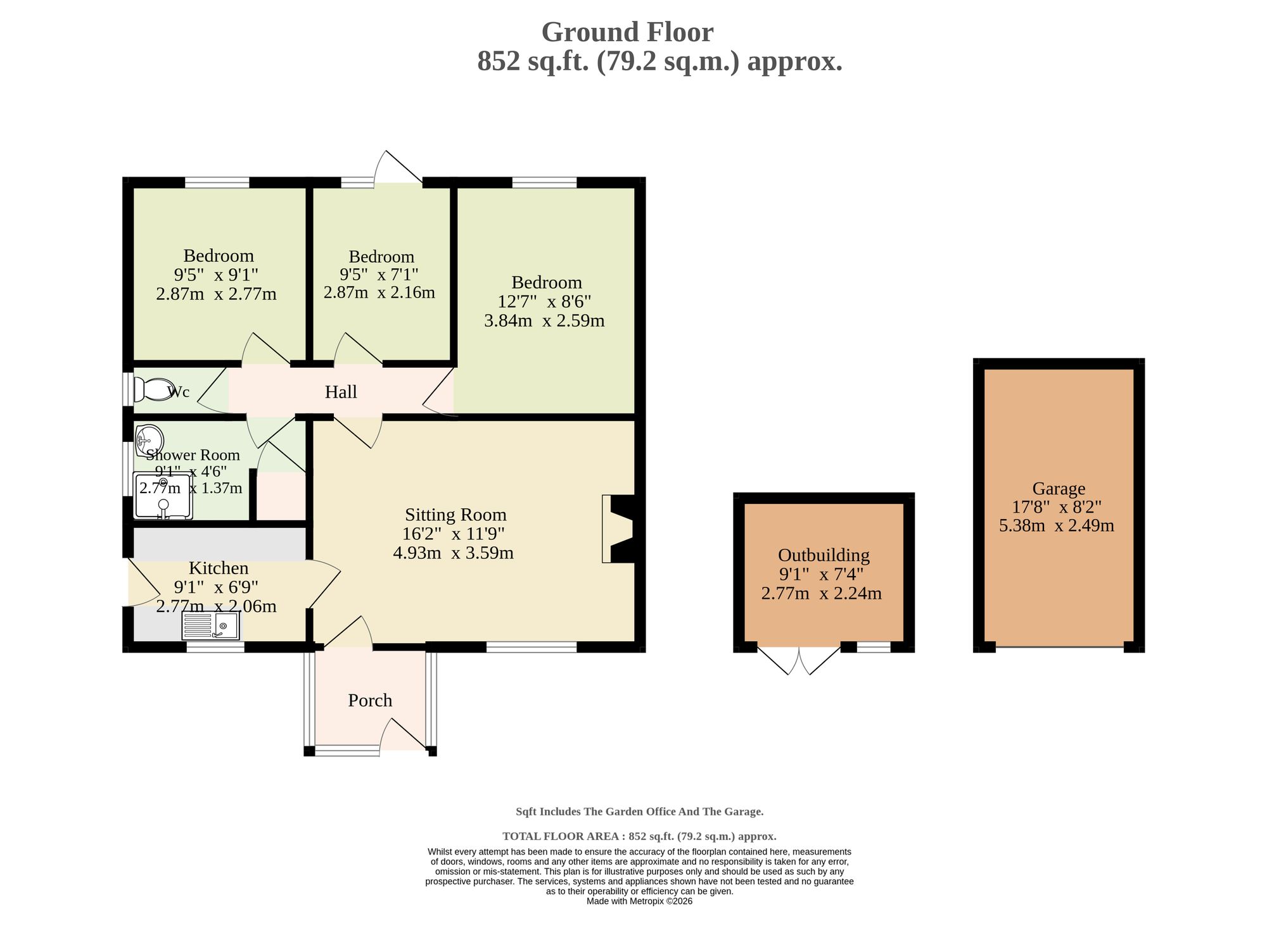 57 Lloyds Avenue, Lowestoft floorplan