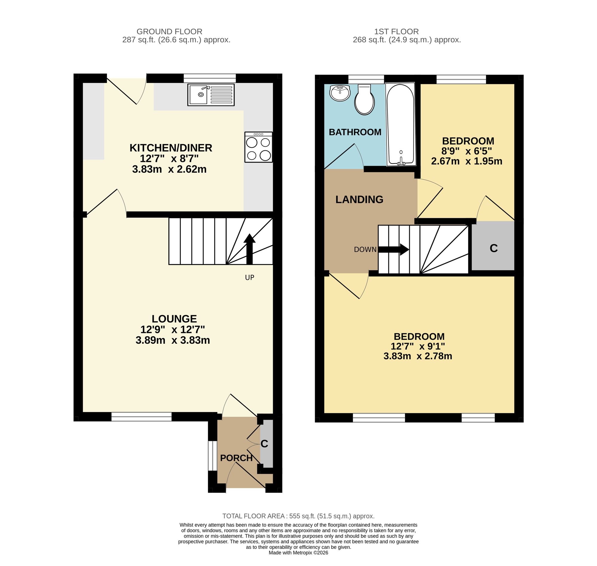 20 Repton Gardens, Southampton floorplan