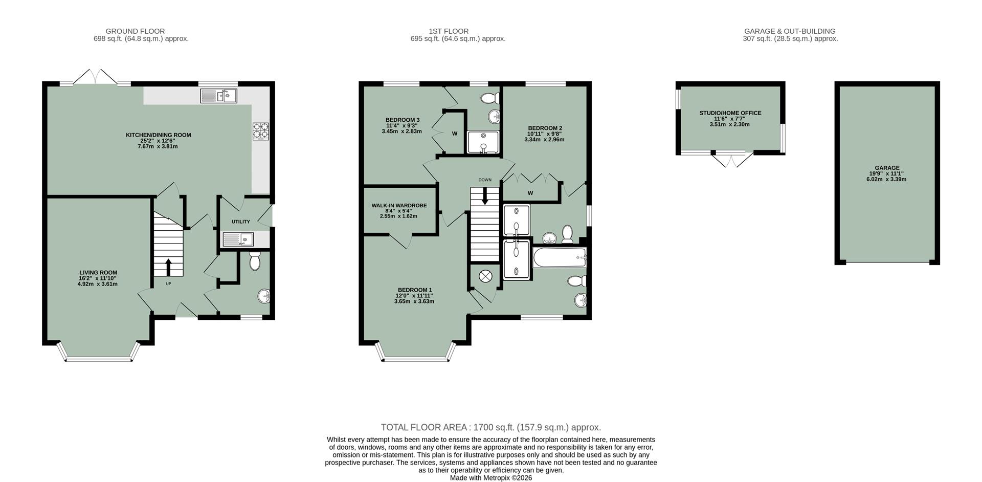 25, Mitchell Way, Milton floorplan