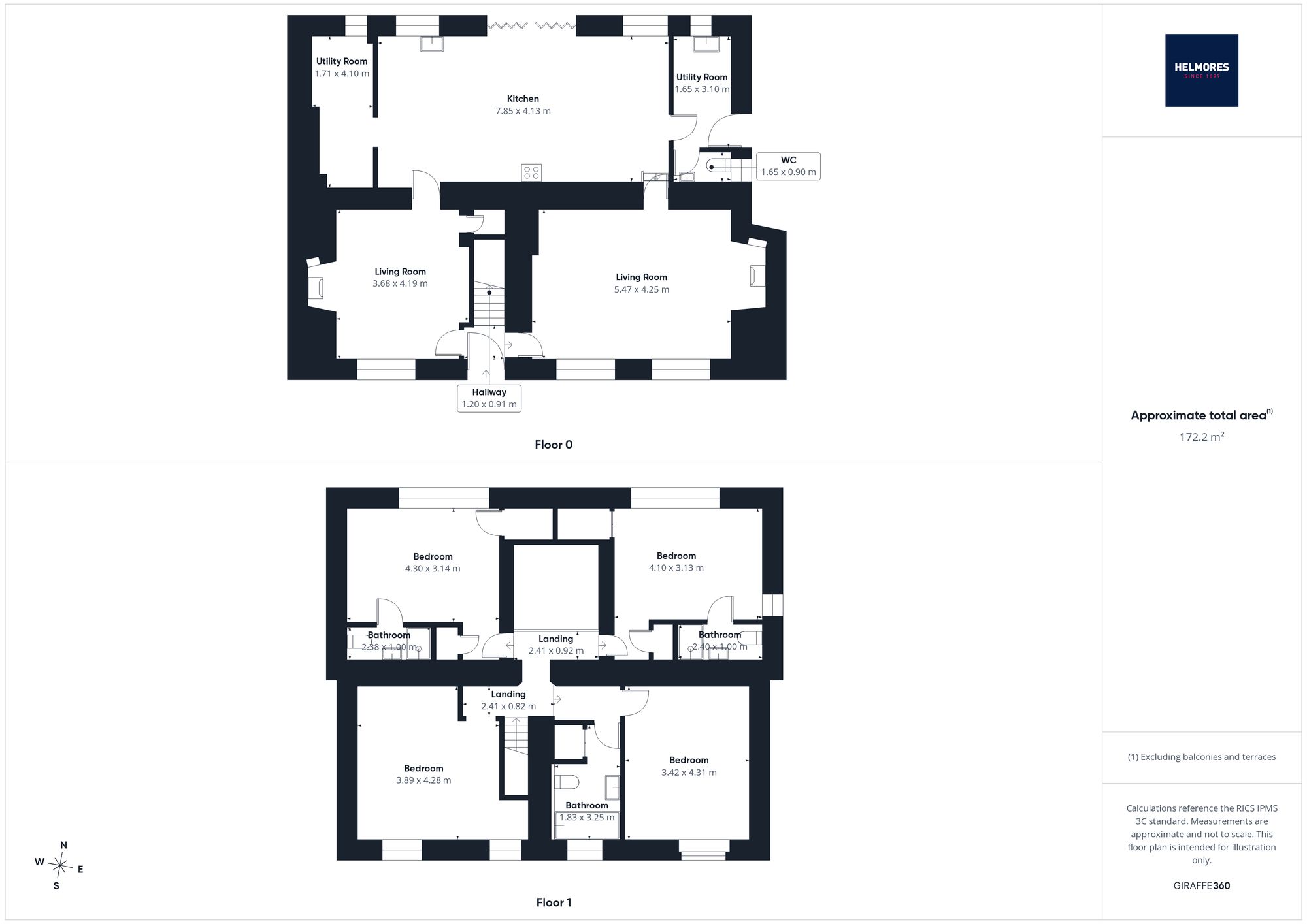 3 Leigh Cross, Crediton floorplan