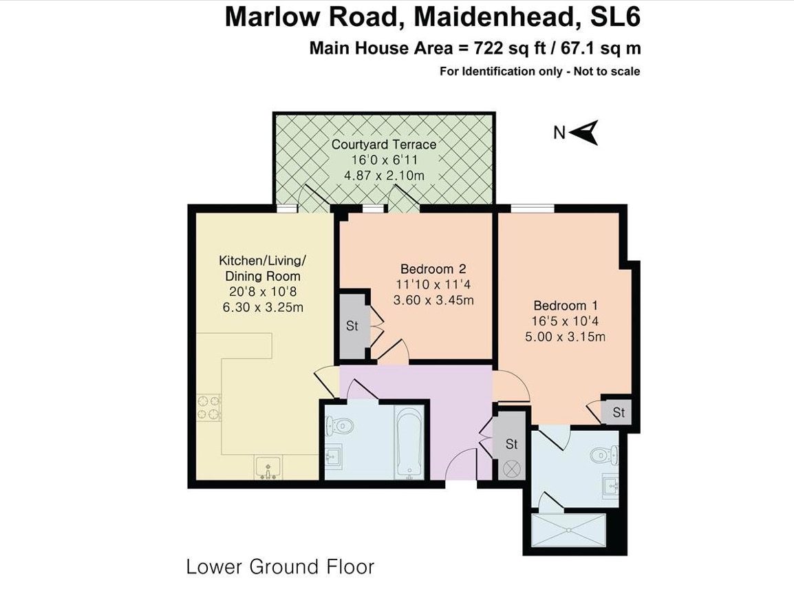 Flat 1, 21 Marlow Road, Berkshire floorplan