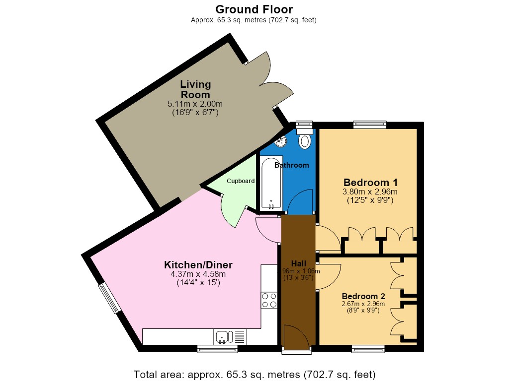 Kinross Road, Sleaford floorplan