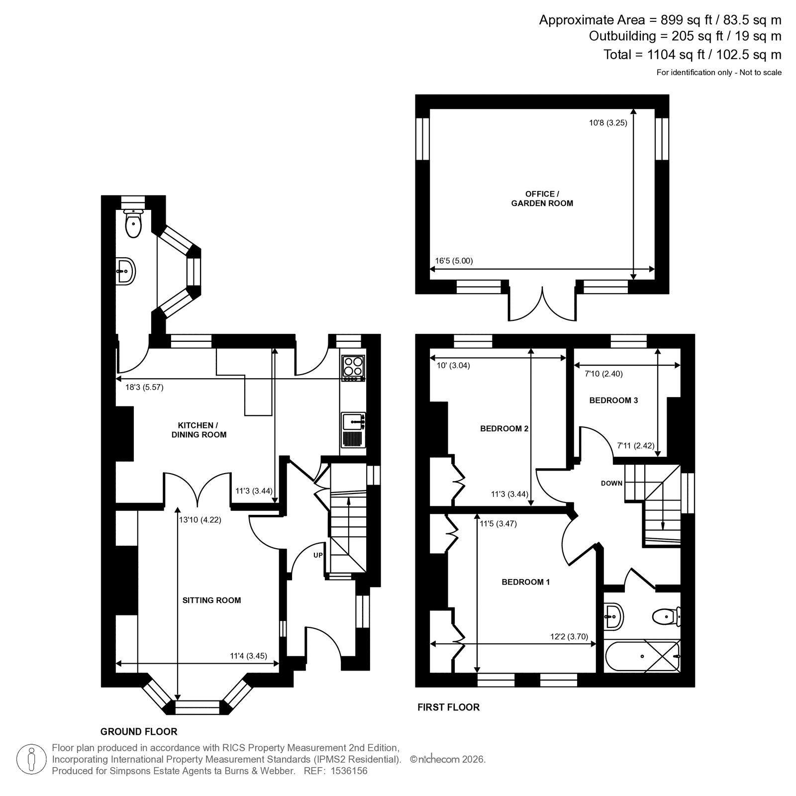 Edward Road, Farnham floorplan