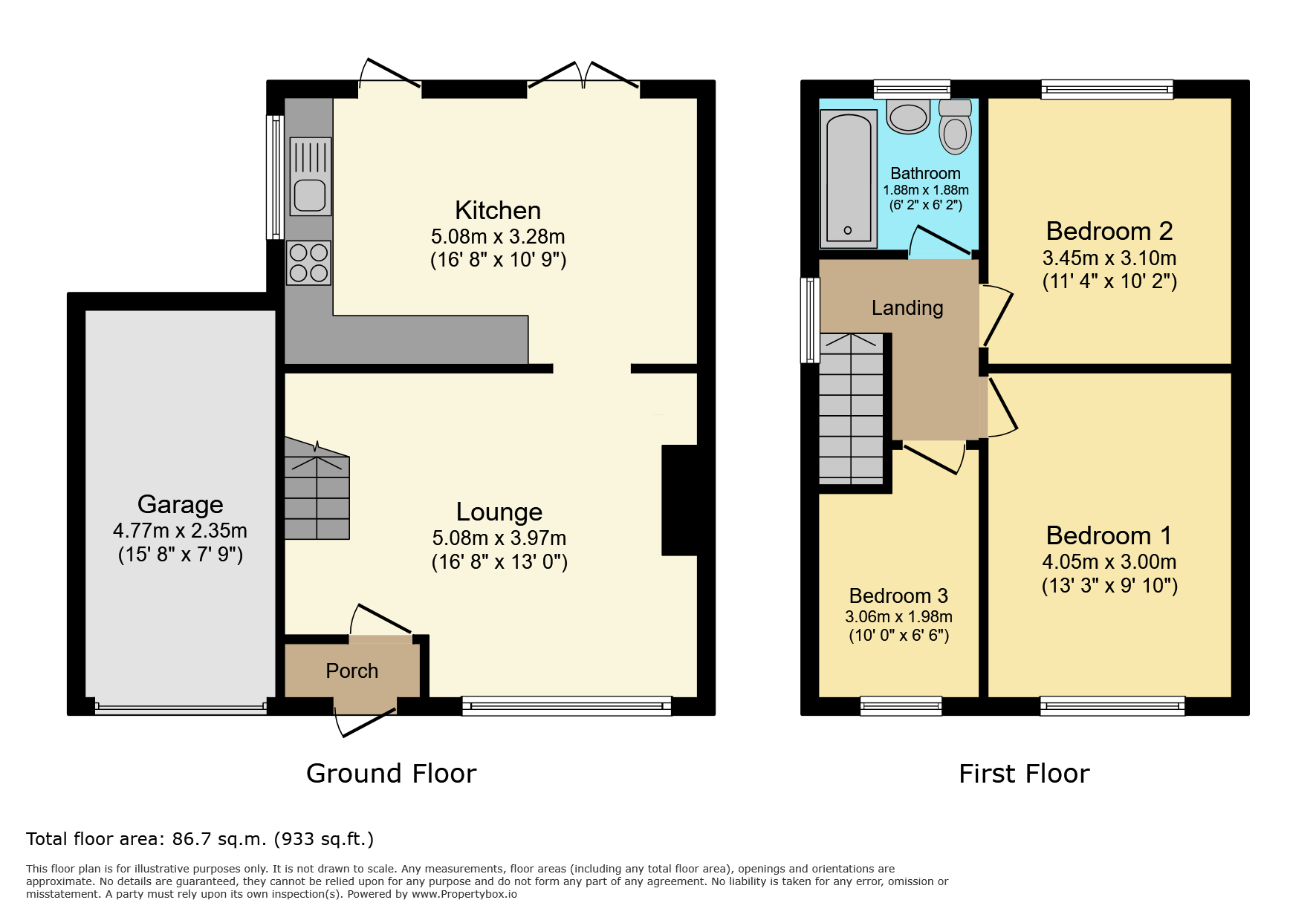 22 Cathkin Close, Leicester floorplan