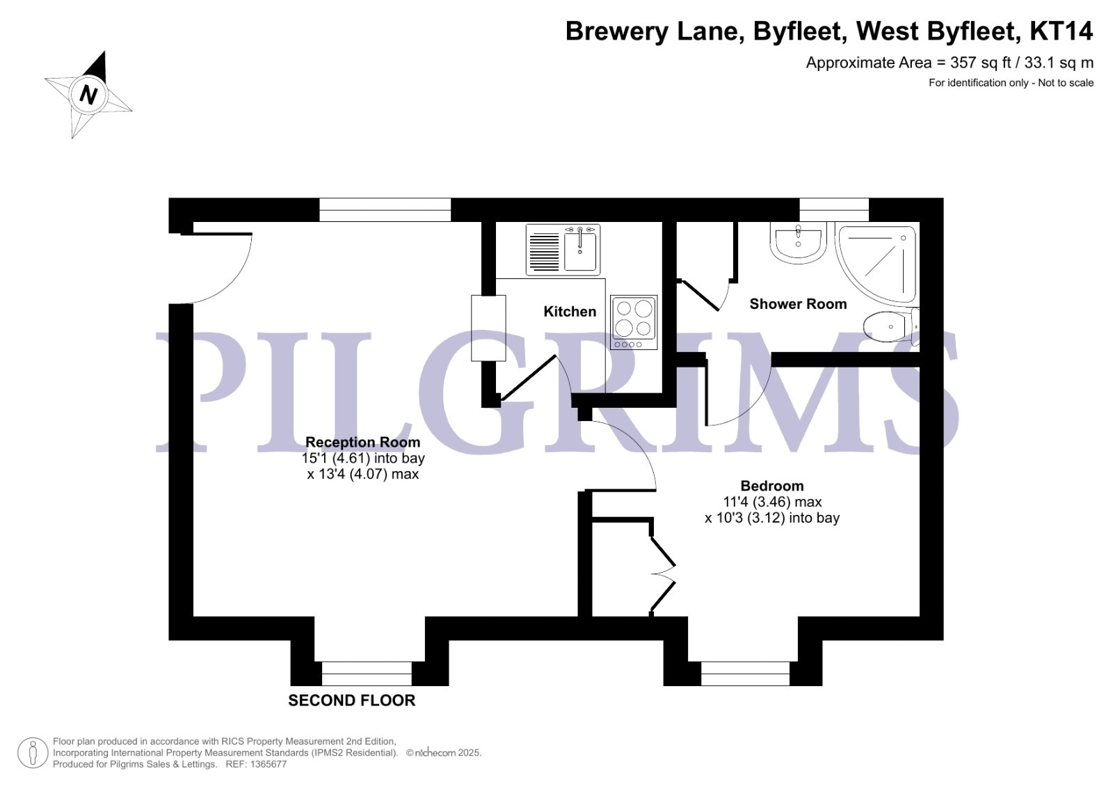 Flat 9, Vanners Parade, 2, Brewery Lane, West Byfleet floorplan
