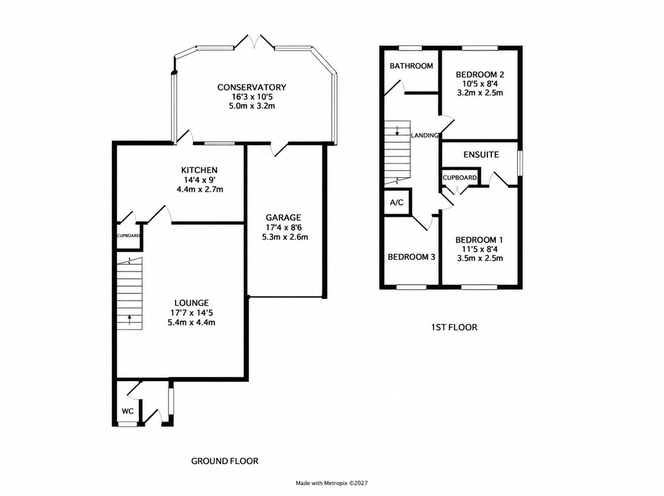 60, Fortinbras Way, Chelmsford floorplan