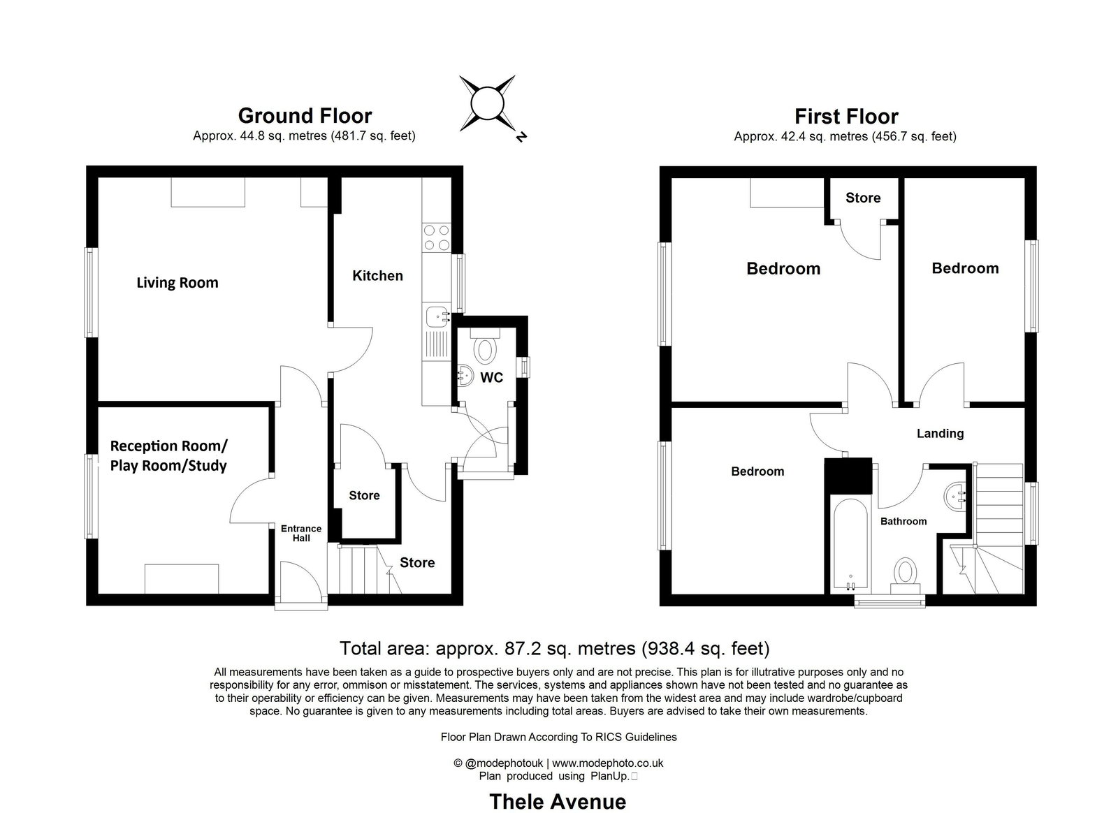 13, Thele Avenue, Stanstead Abbotts floorplan