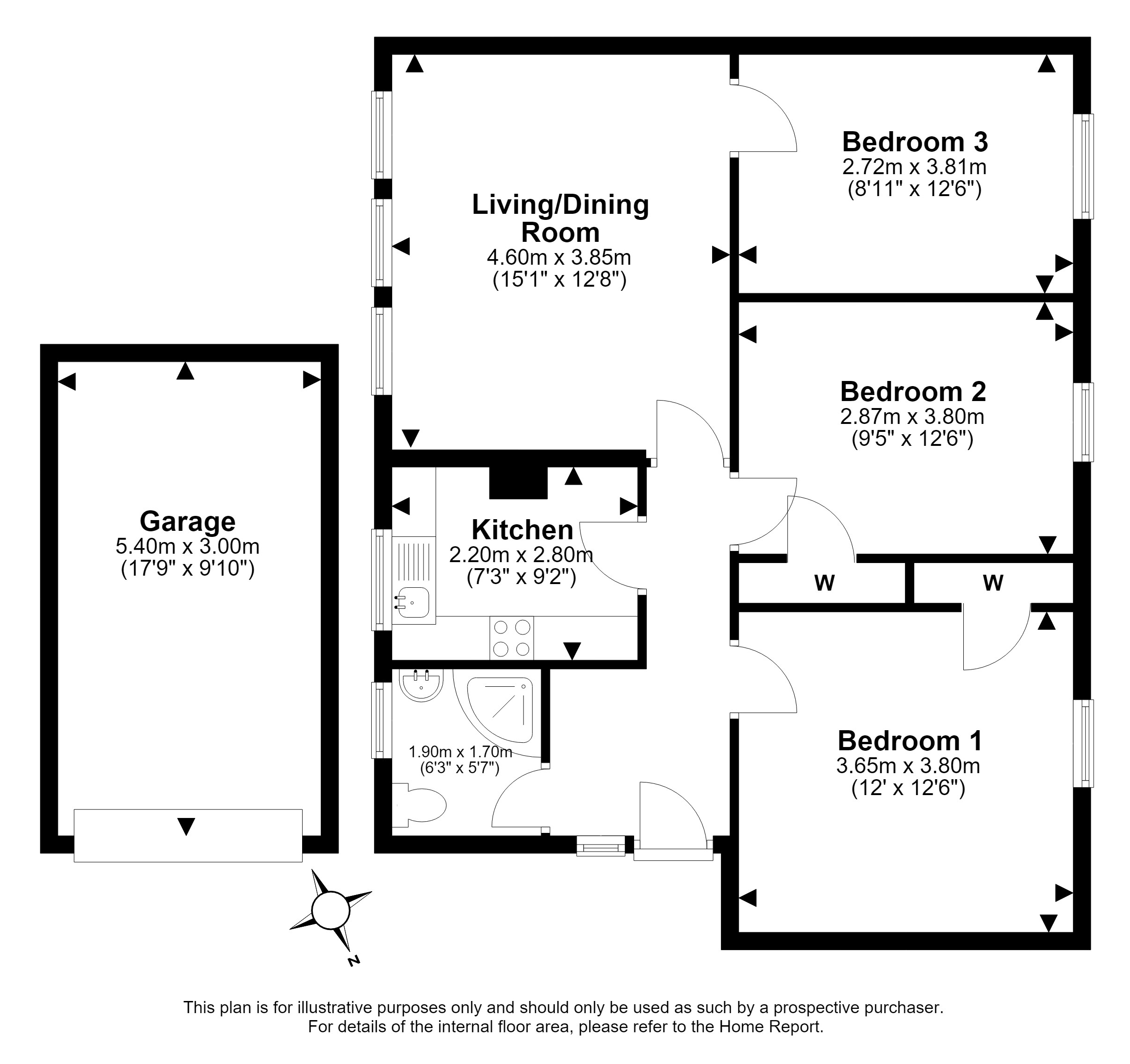 57/4, Silverknowes Crescent, Silverknowes, Edinburgh floorplan
