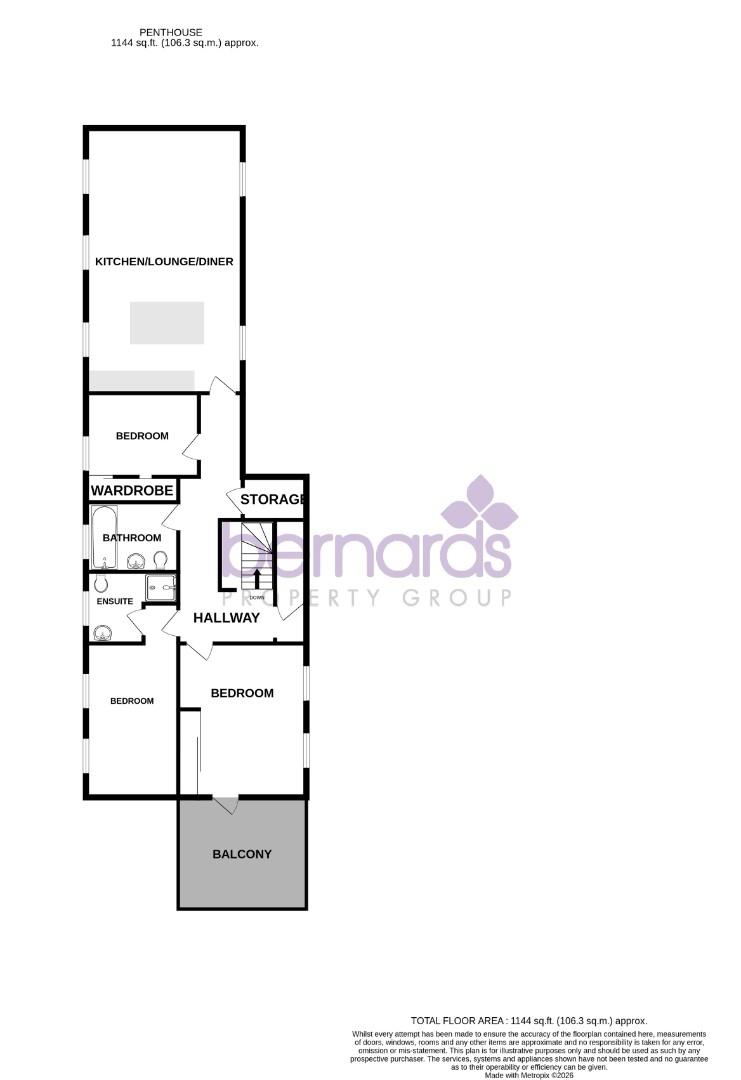 1C, Vectis Way, Portsmouth floorplan