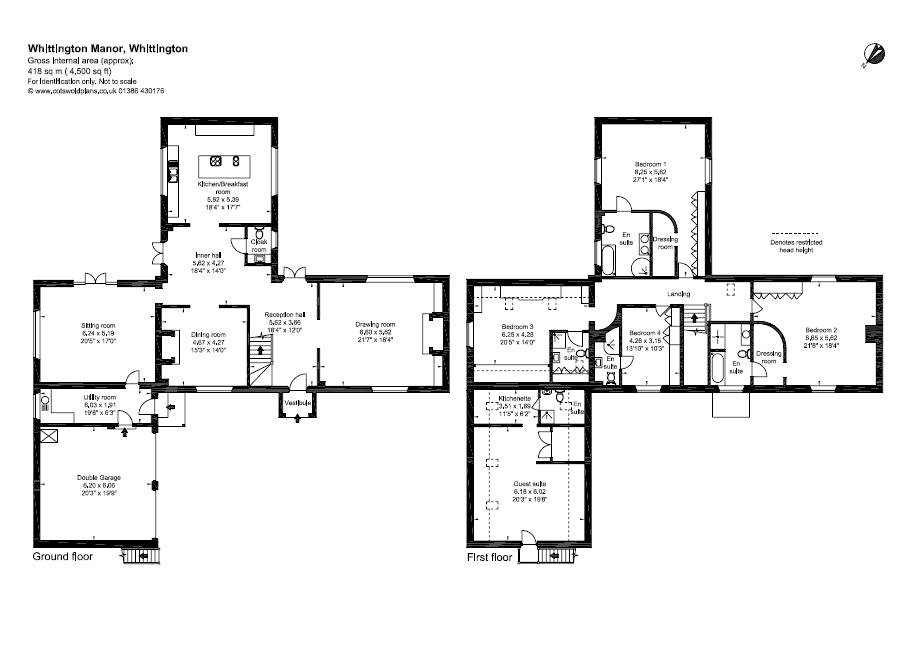 5 Bedrooms Detached house for sale in Whittington, Cheltenham GL54