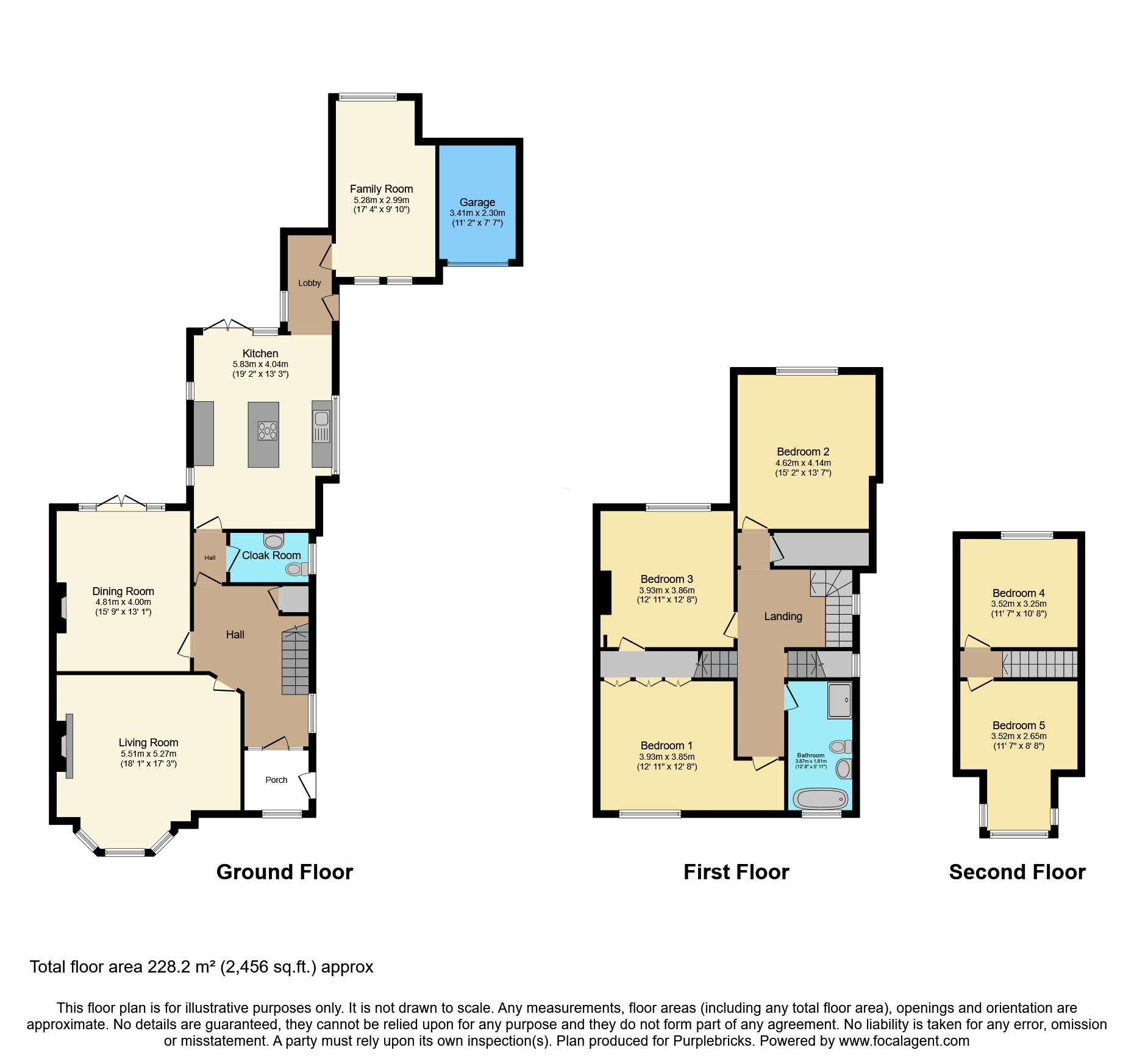 6, Hull Road, Cottingham floorplan