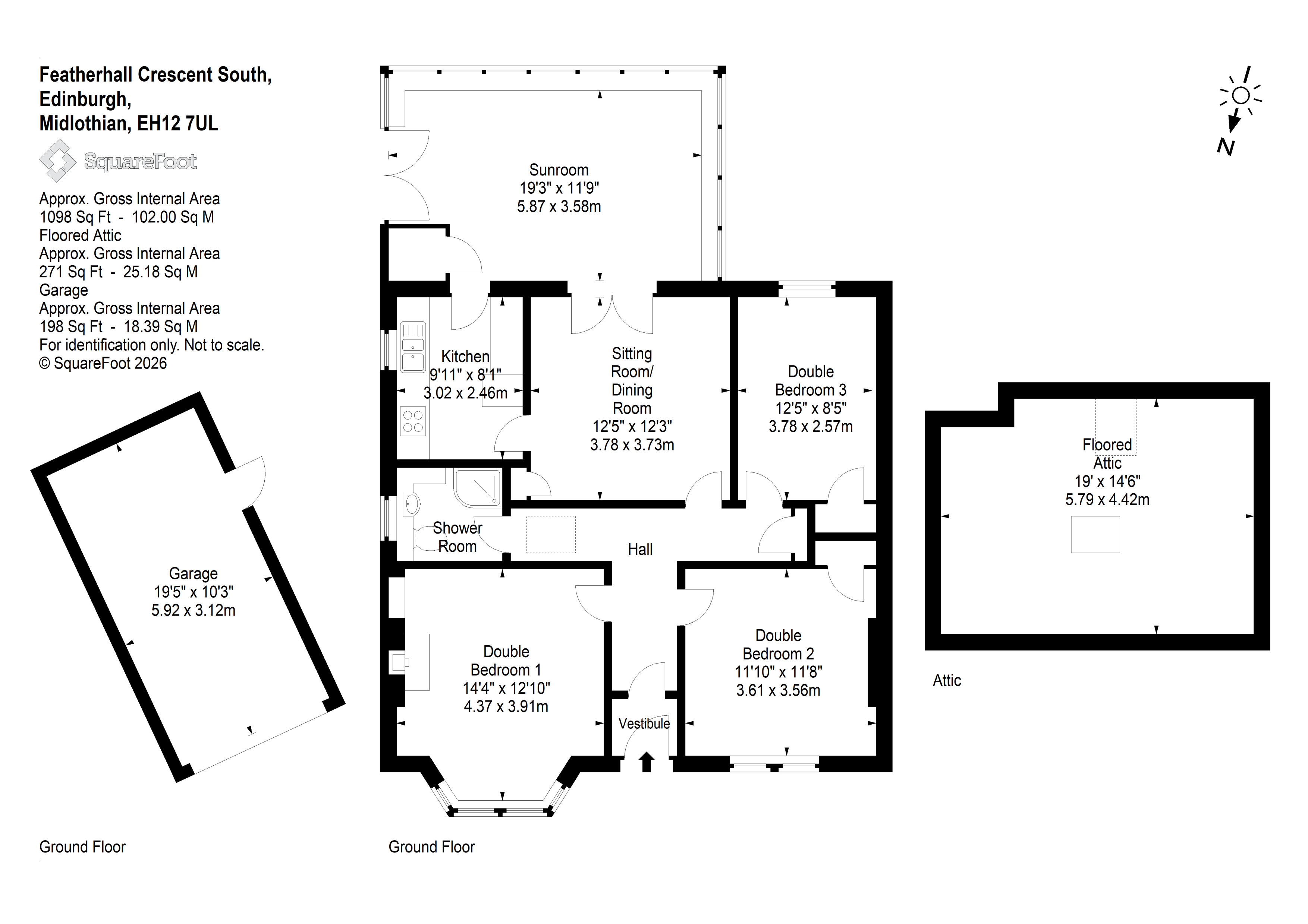 29, Featherhall Crescent South, Edinburgh floorplan