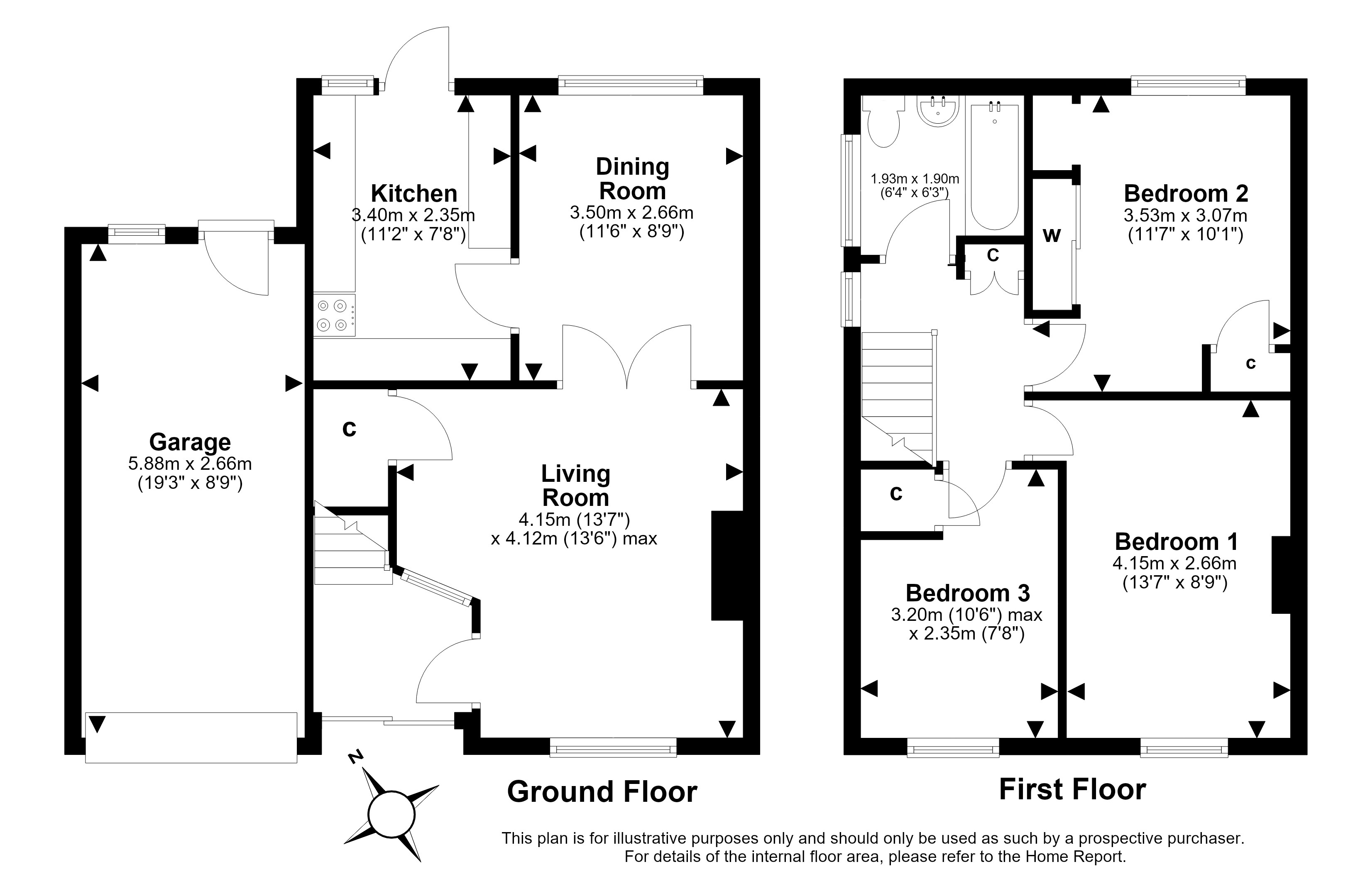 15, Ravelsykes Road, Penicuik floorplan