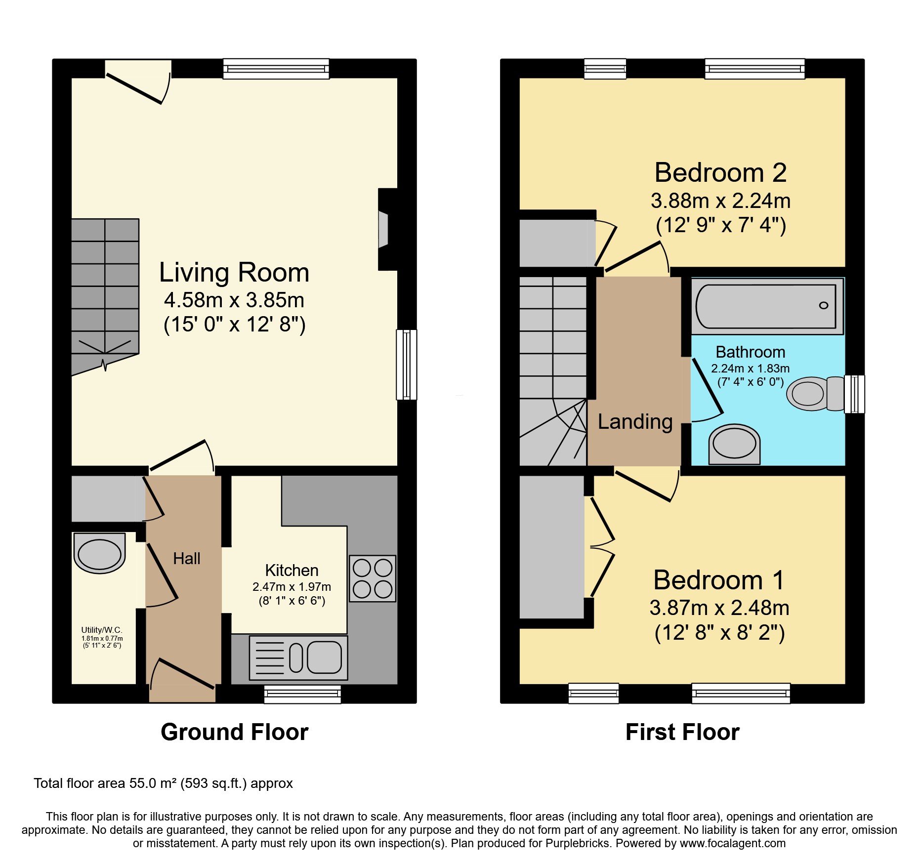16, Cotton Close, Gloucester floorplan