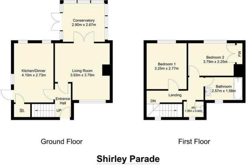 46, Shirley Parade, Cleckheaton floorplan