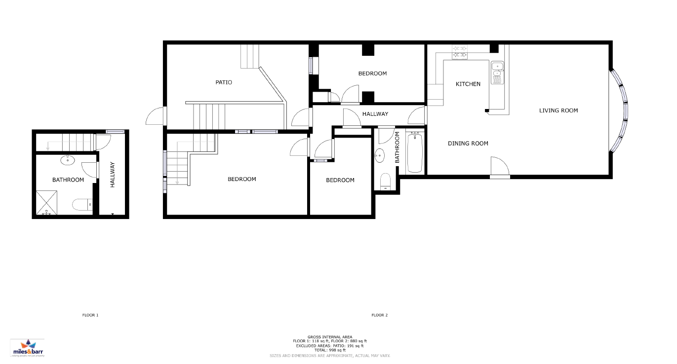 Flat 2, 2, Sion Hill, Kent floorplan