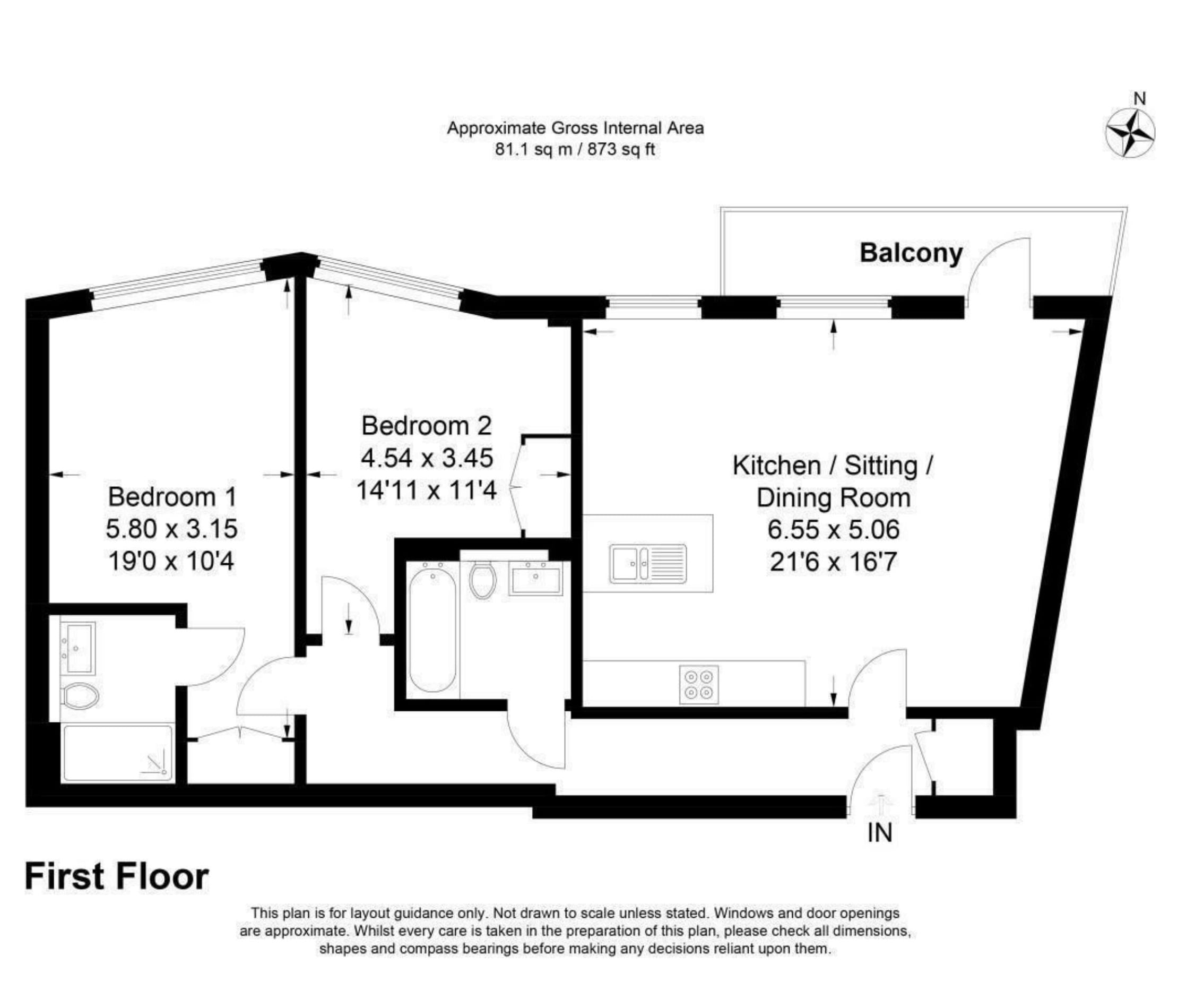 8 Riverside House, Furlong Road, Bourne End floorplan