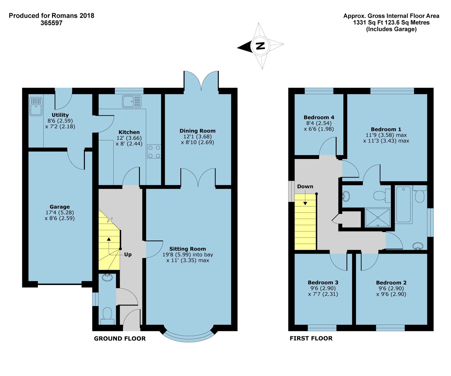 4 Bedrooms Detached house for sale in Saffron Close, Chineham, Basingstoke RG24