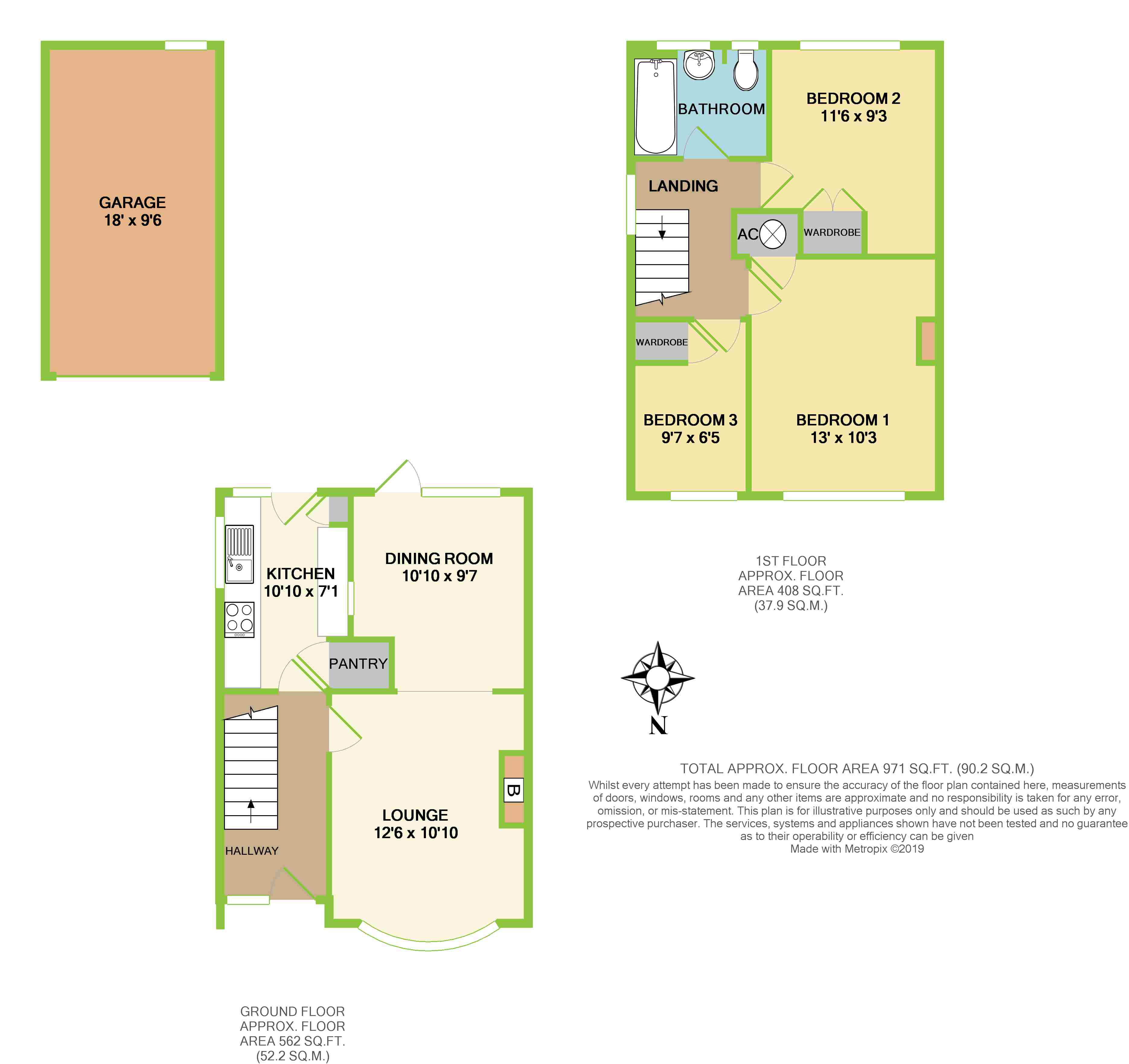 3 Bedrooms Semi-detached house for sale in Milford Close, Tonteg, Pontypridd CF38