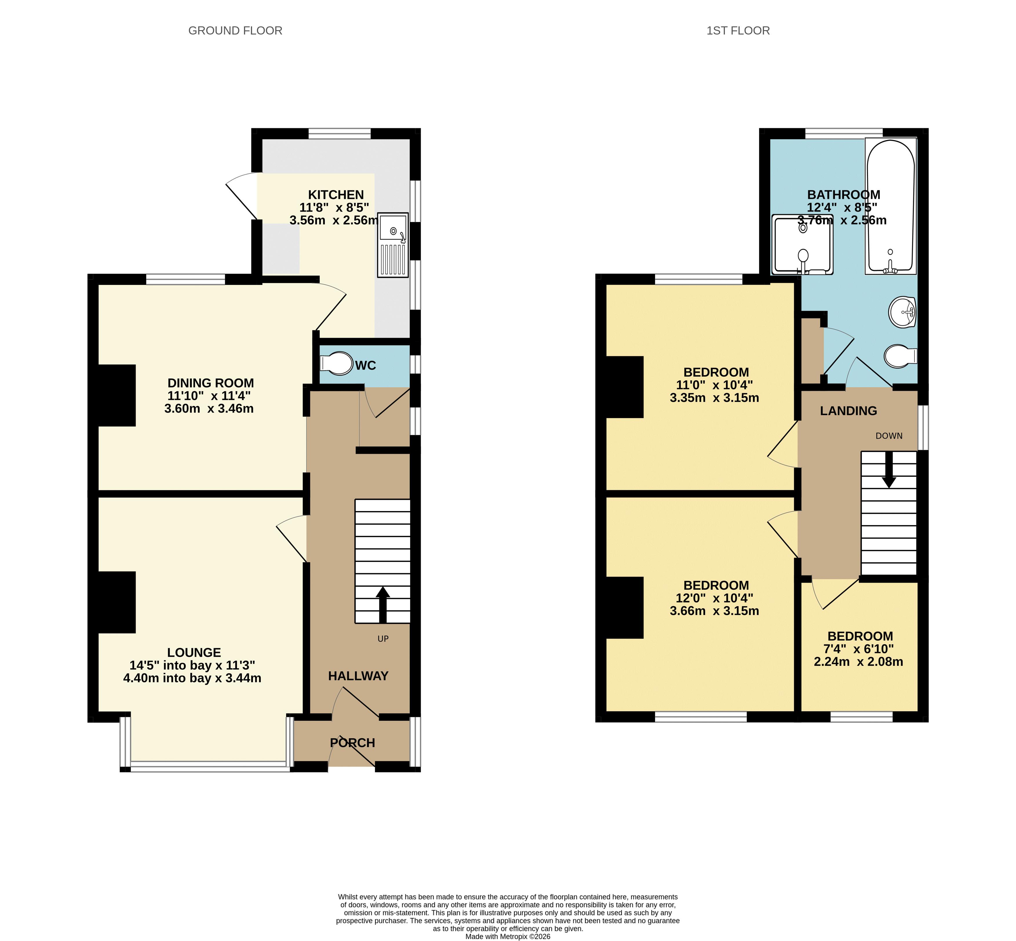 10, Brandon Road, Scunthorpe floorplan