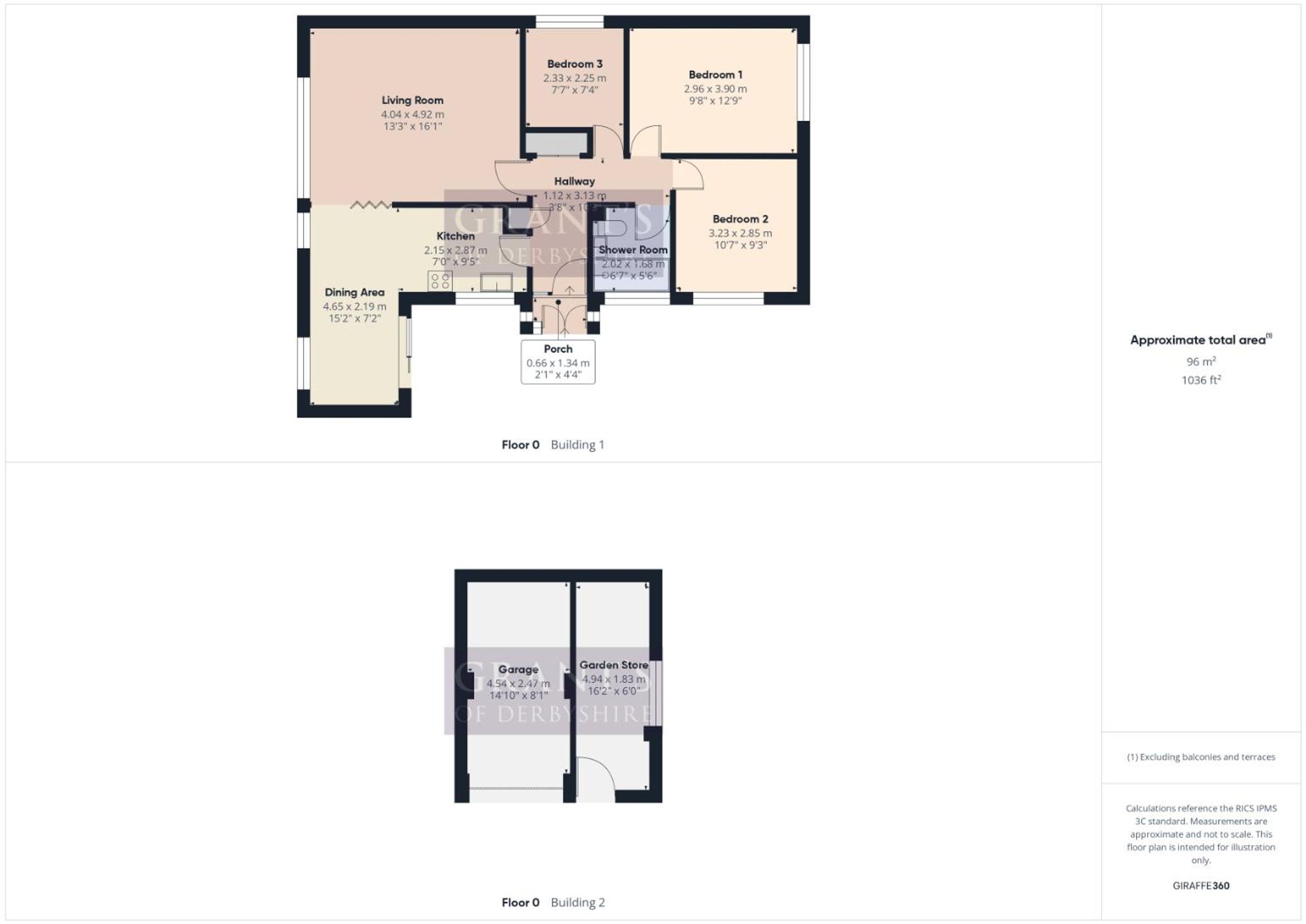 2 Moorside Close, Matlock floorplan