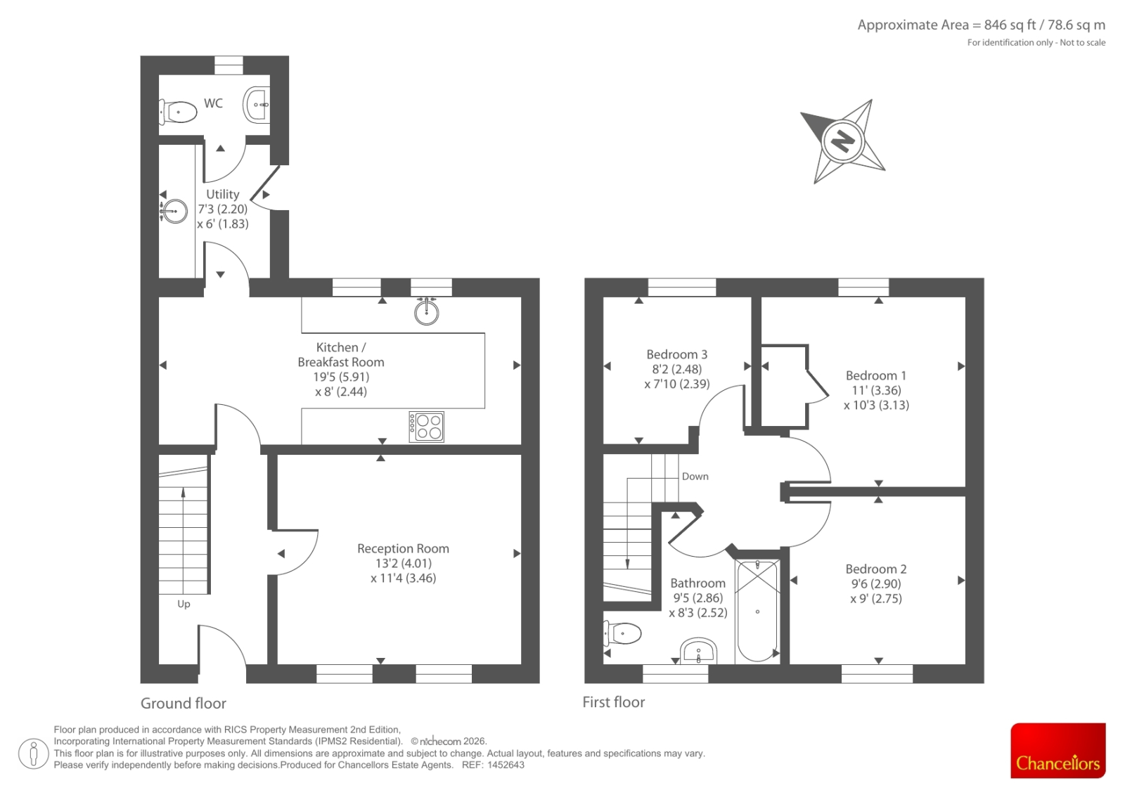 2, The Corn Mills, Hereford floorplan