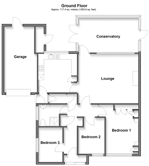 Nursery Avenue Bearsted, Maidstone floorplan