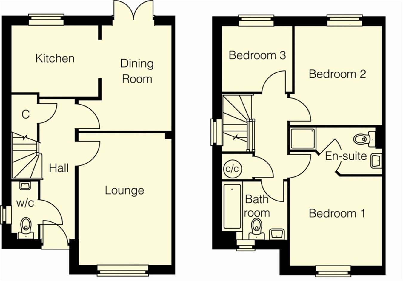 3 Bedrooms Semi-detached house for sale in Bushfield Court, Shortstown, Bedford MK42