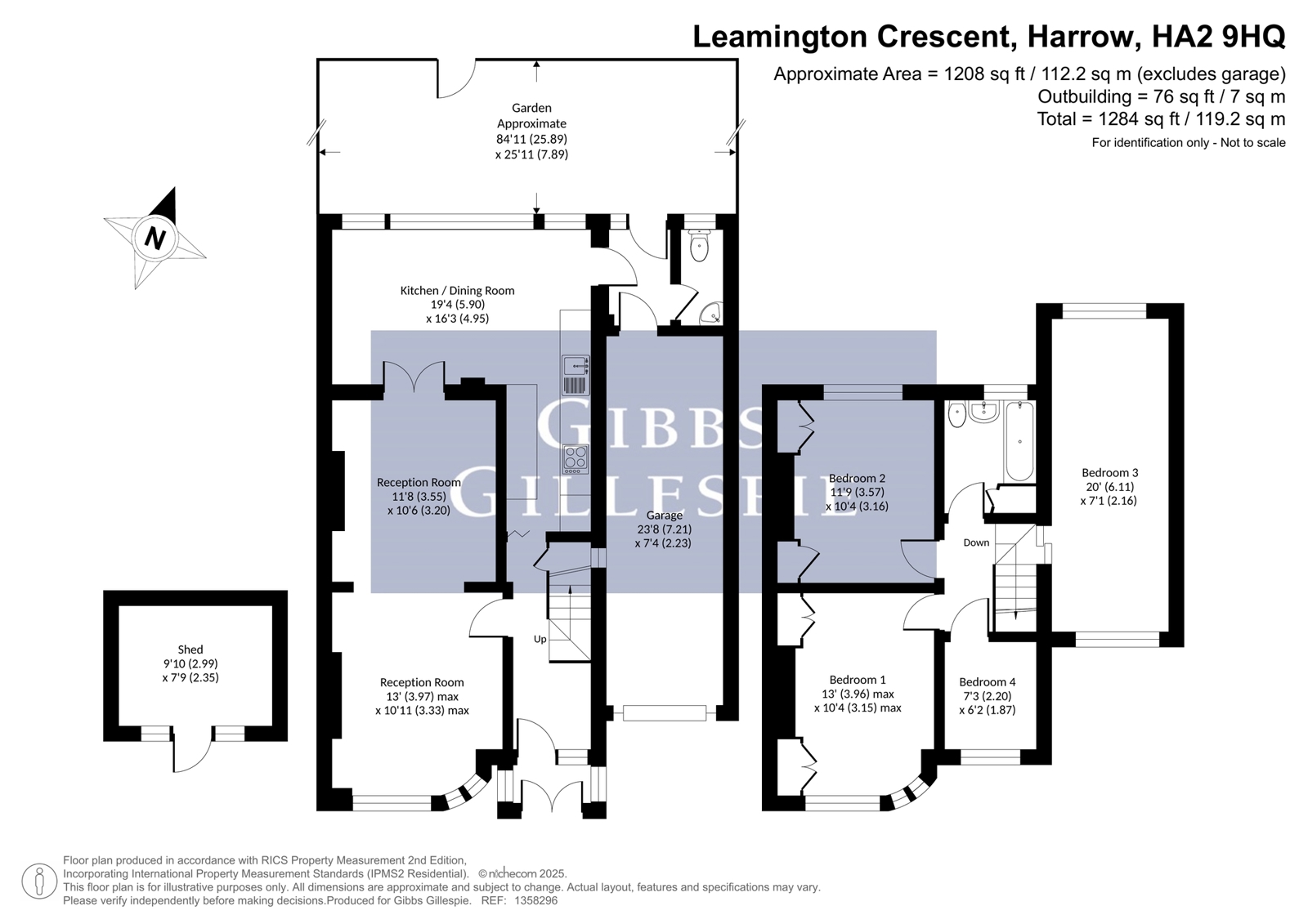 Leamington Crescent, Harrow floorplan