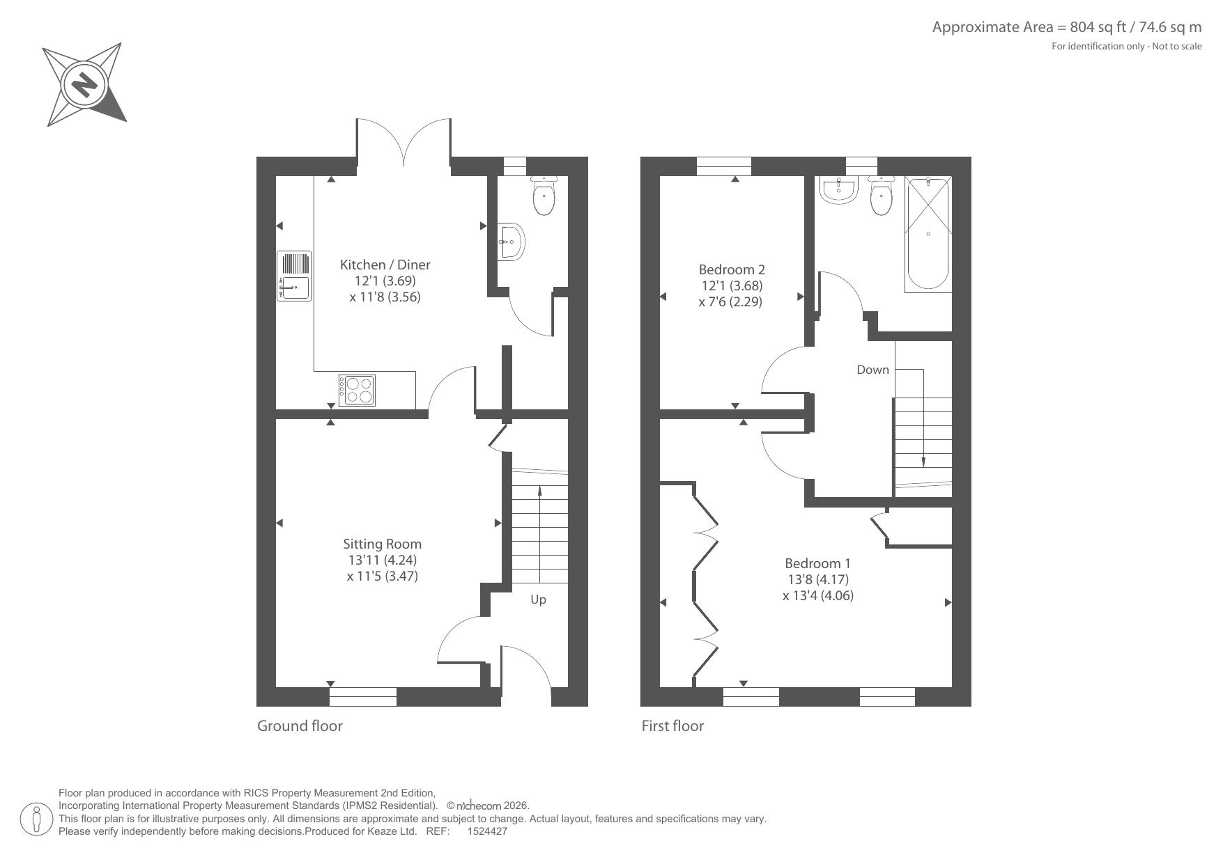 Middleton Close, Norwich floorplan