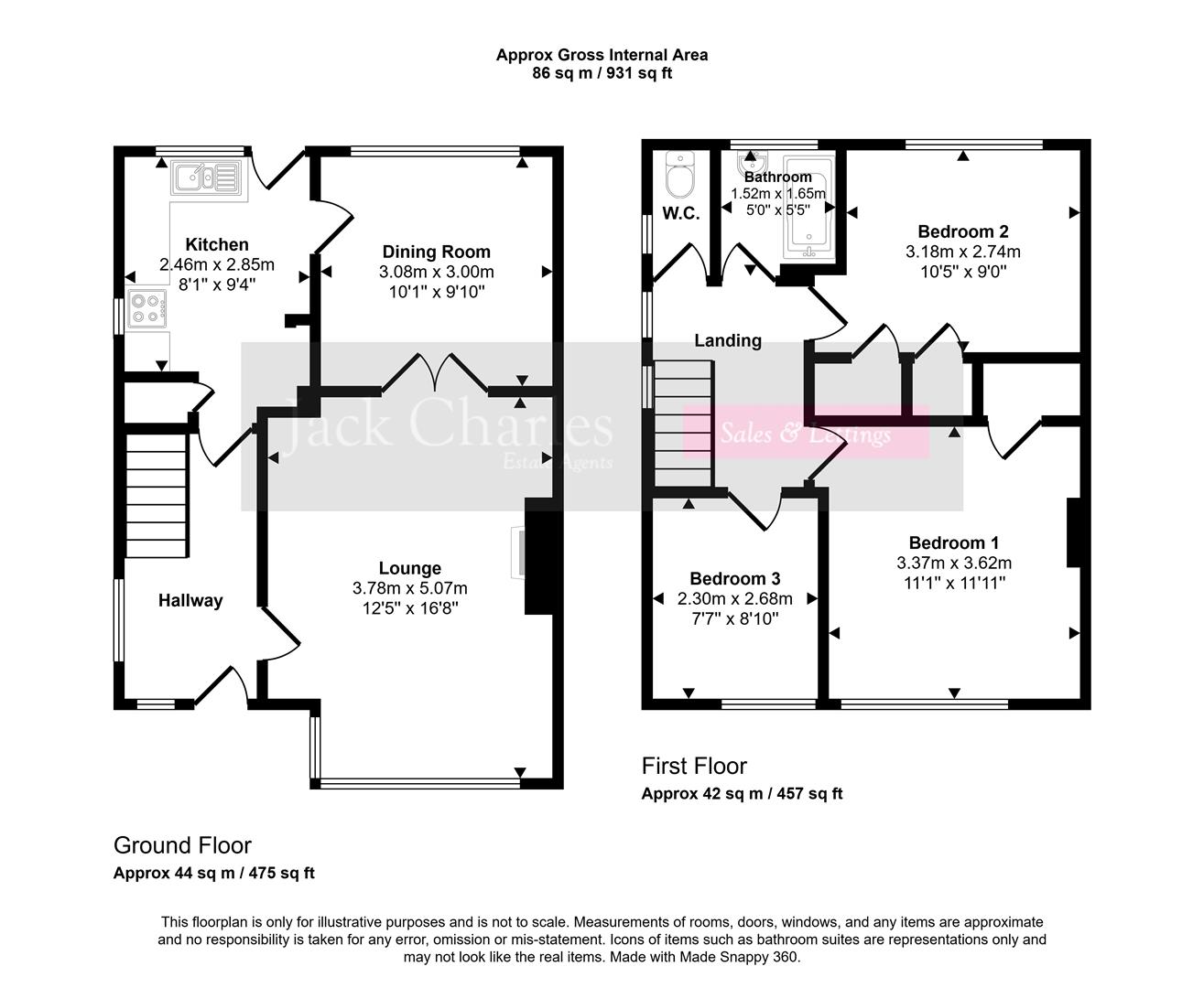 8, Purcell Avenue, Tonbridge floorplan