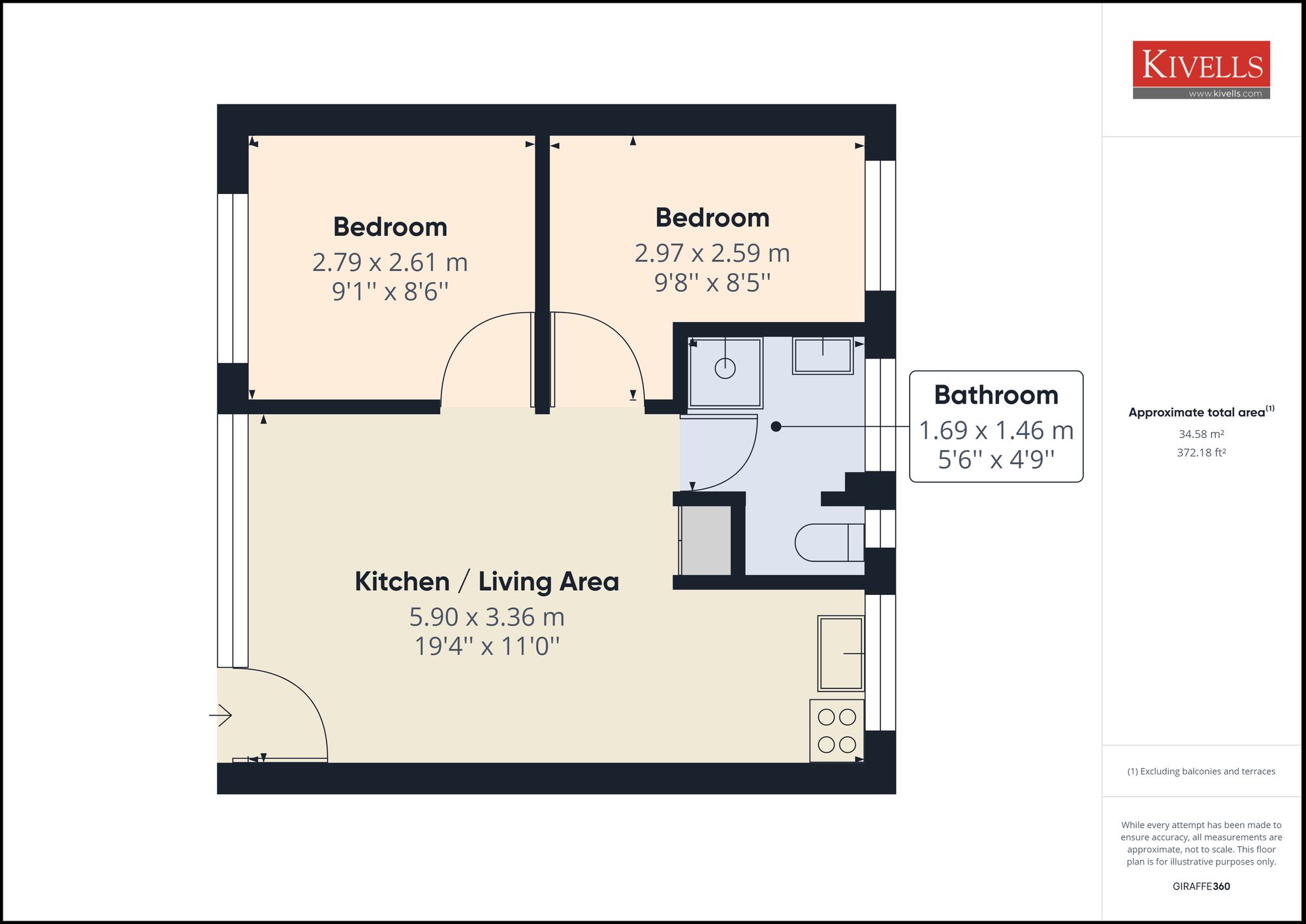 11 The Drive, Penstowe Holiday Village, Bude floorplan