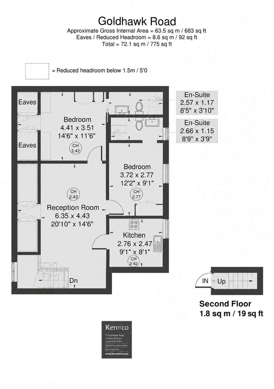 39, Goldhawk Road, London floorplan