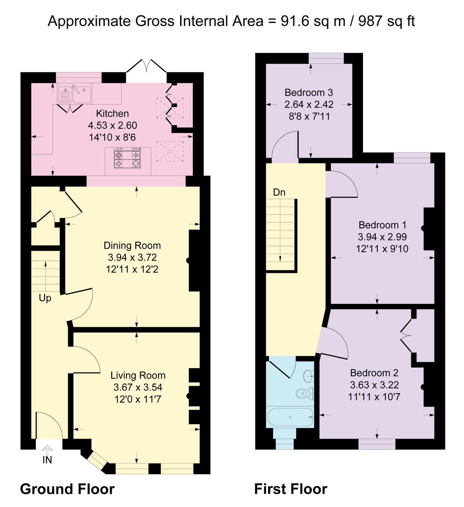 63, Delamere Road, Manchester floorplan