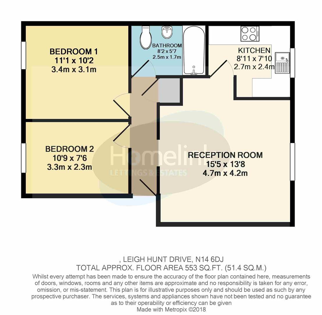 2 Bedrooms Flat to rent in Leigh Hunt Drive, Southgate N14