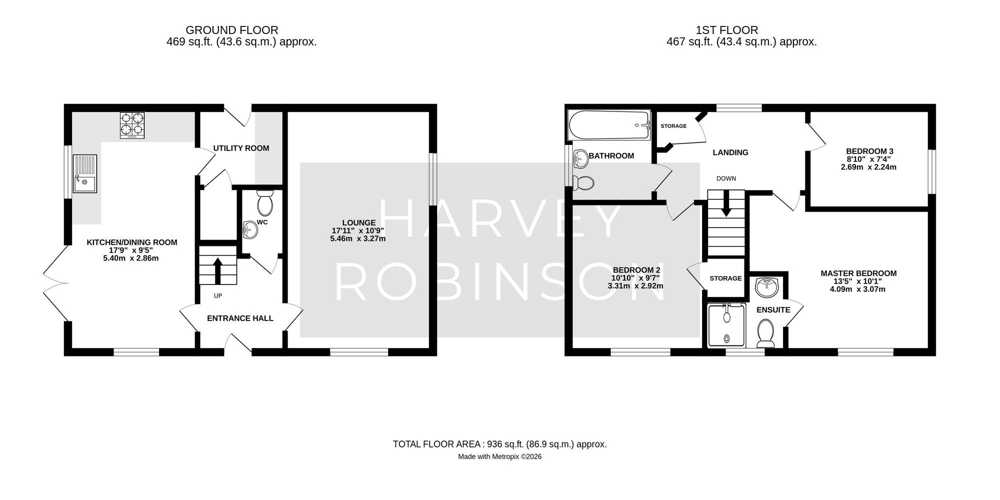 25 Reeve Way, Huntingdon floorplan