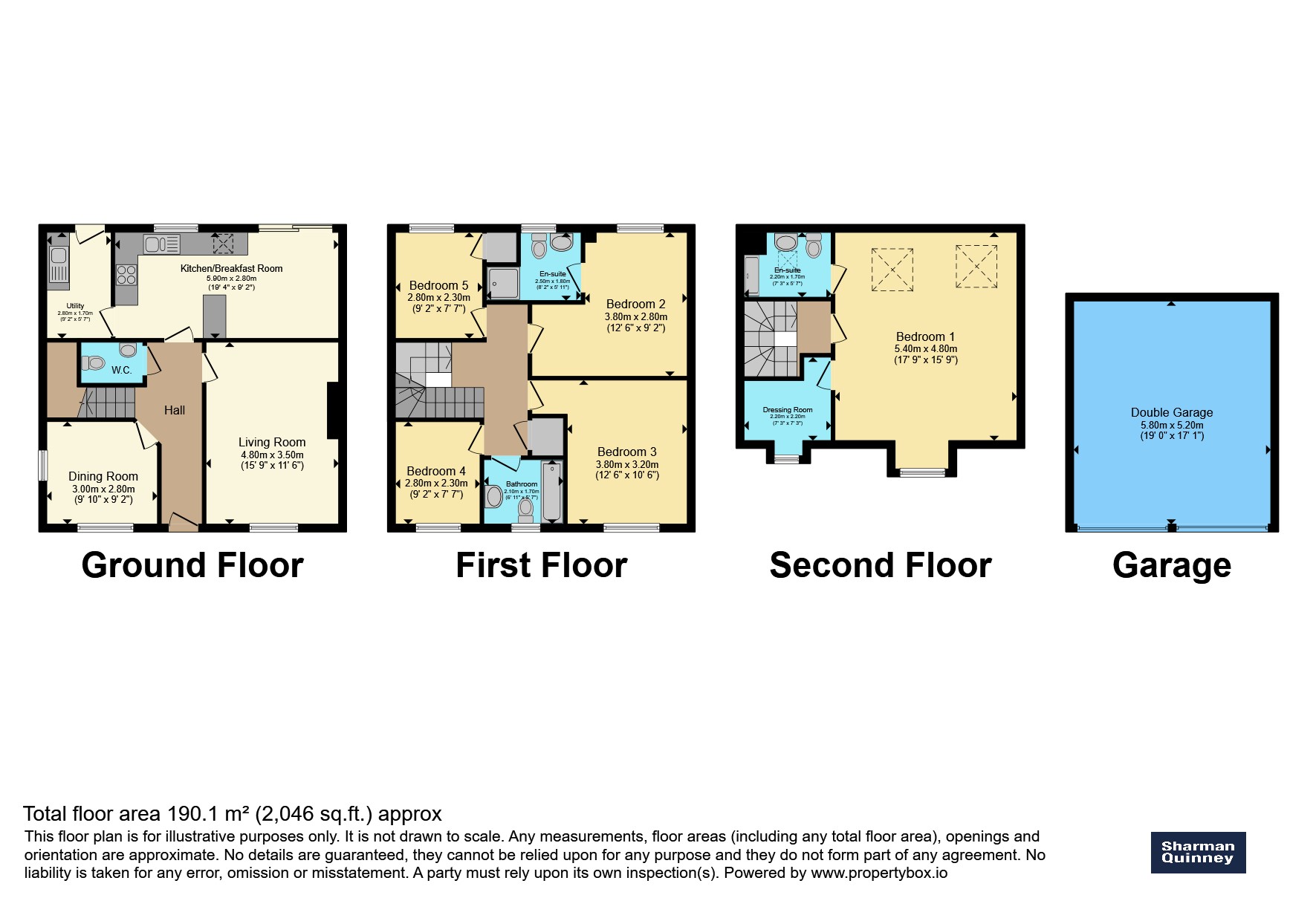 56, Robertson Way, HUNTINGDON floorplan